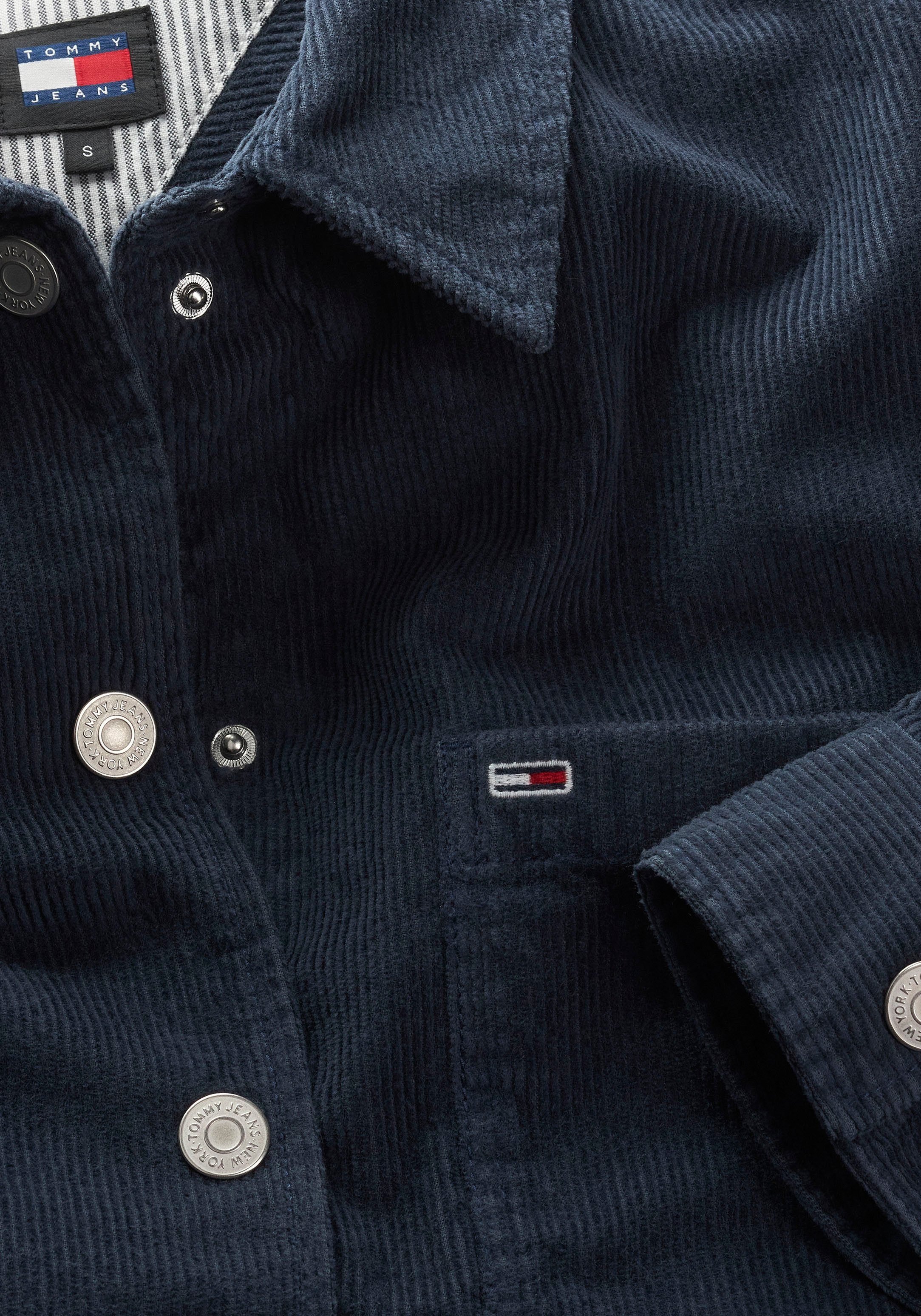 TOMMY JEANS Overhemdblouse TJW WASHED CORD OVERSHIRT EXT