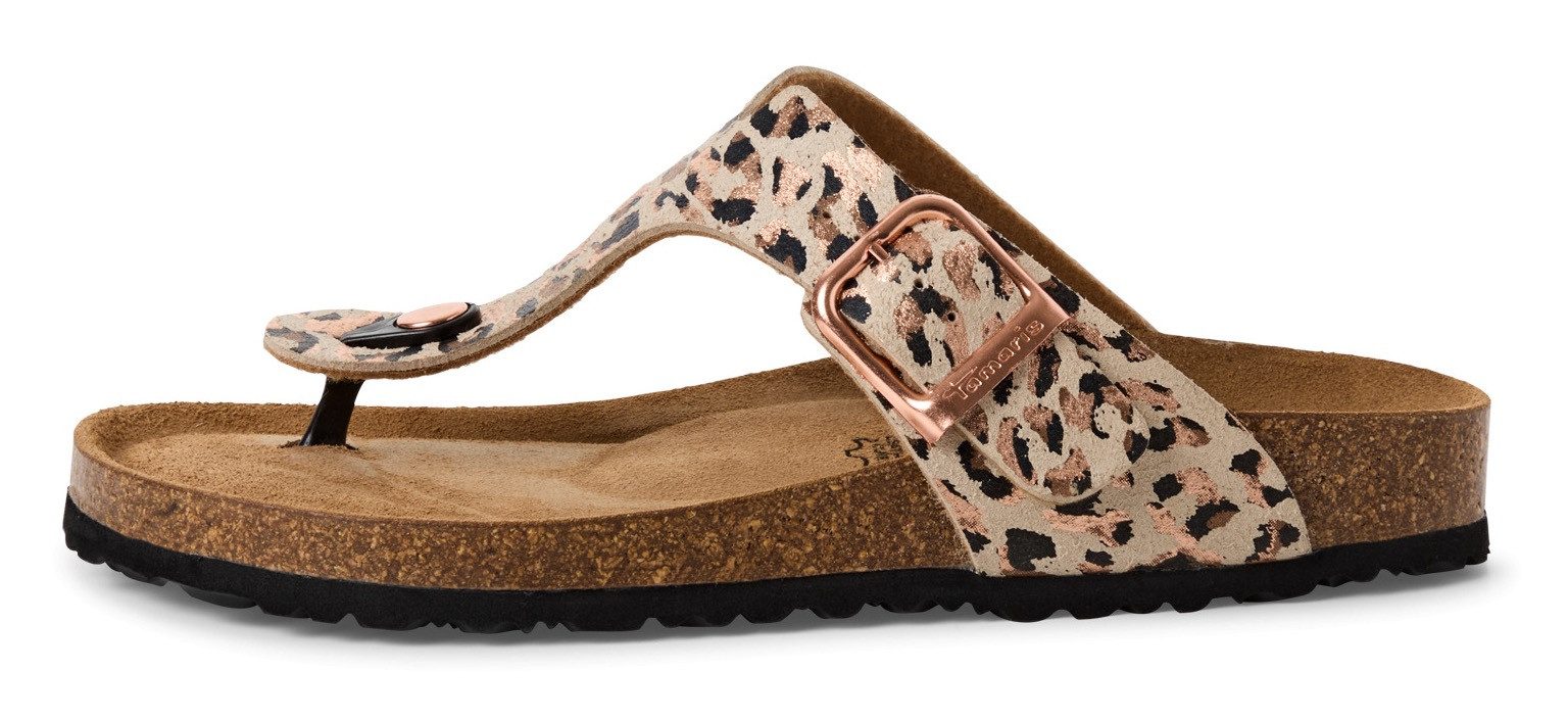 Tamaris Teenslippers Corra zomerschoen, slippers met comfortabele tussenstuk voor de tenen