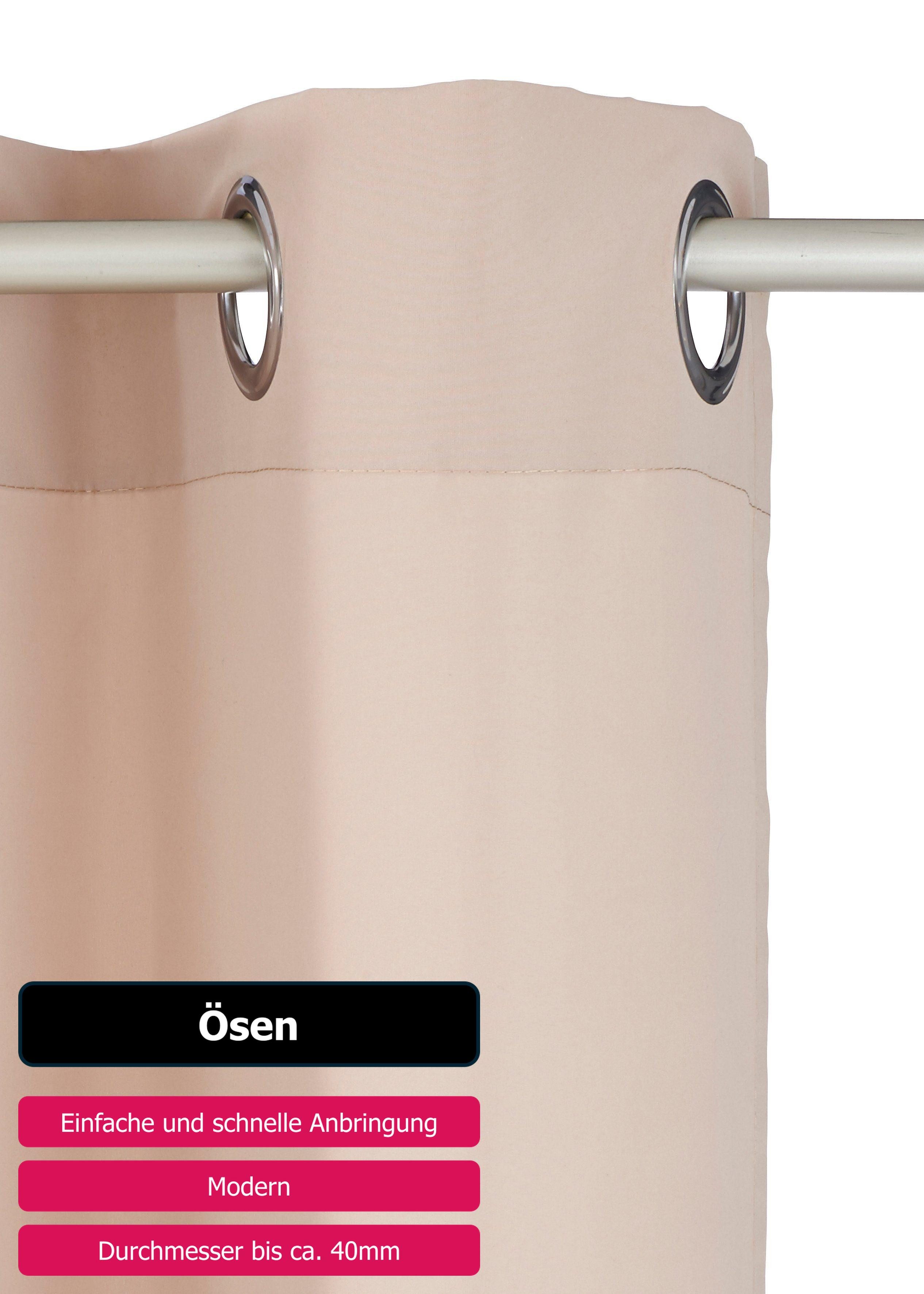 my home Gordijn Raja 2-pack, bestseller, effen, modern, onderhoudsvriendelijke microvezel (2 stuks)