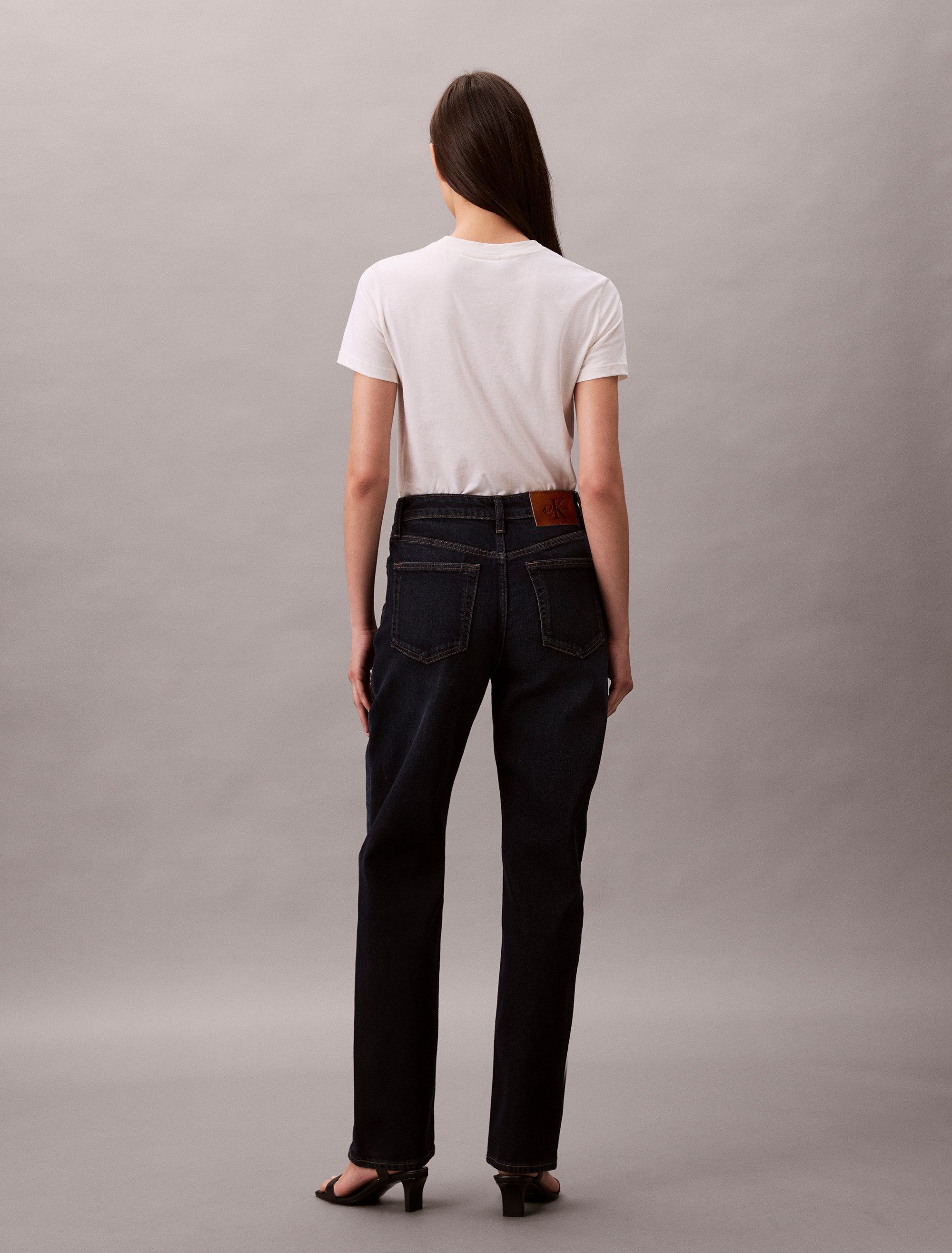 Calvin Klein Straight jeans HIGH RISE STRAIGHT OXBOW