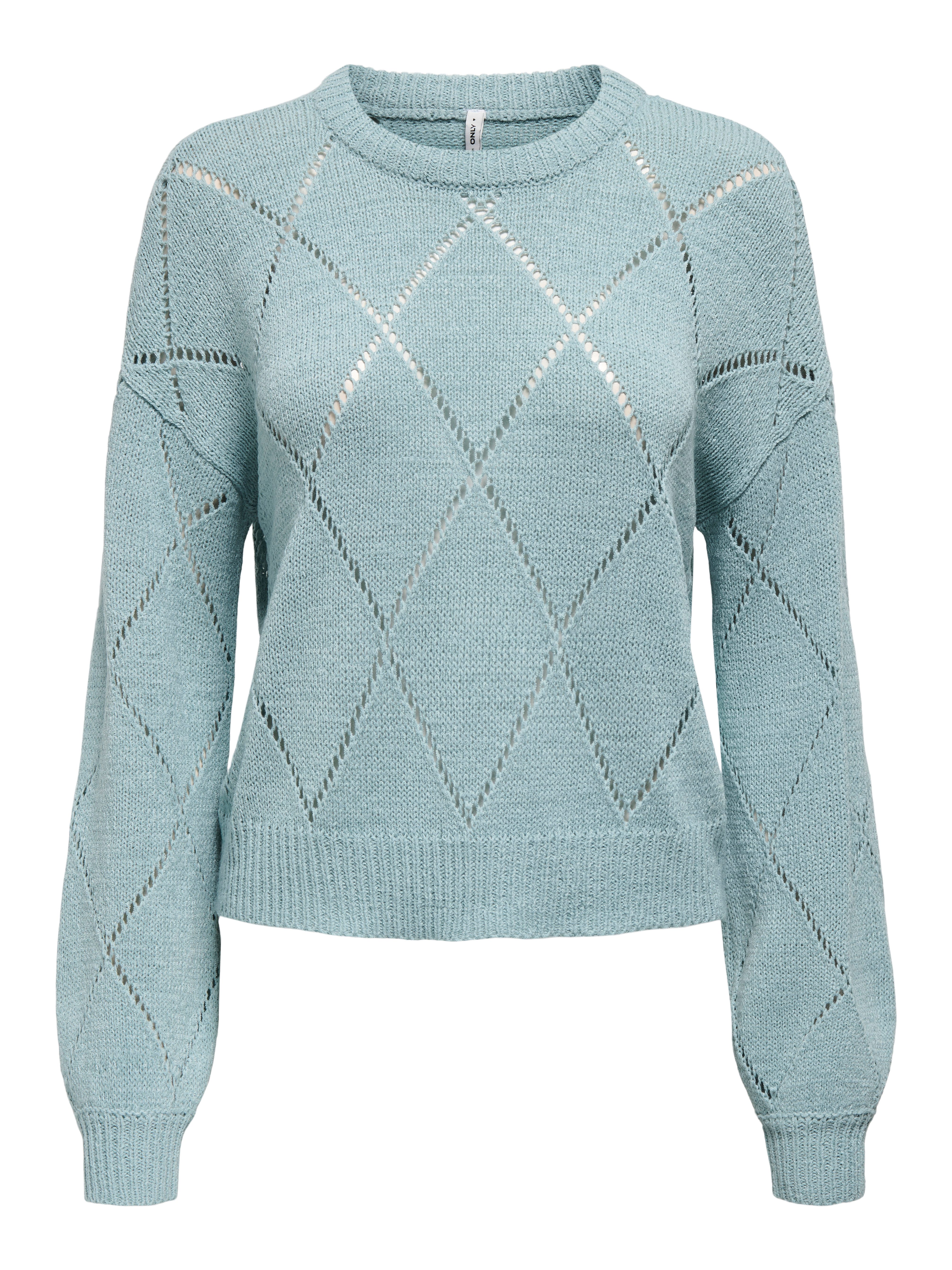 Only Gebreide trui ONLGEENAS LS STRUCTURE O-NECK CC KNT
