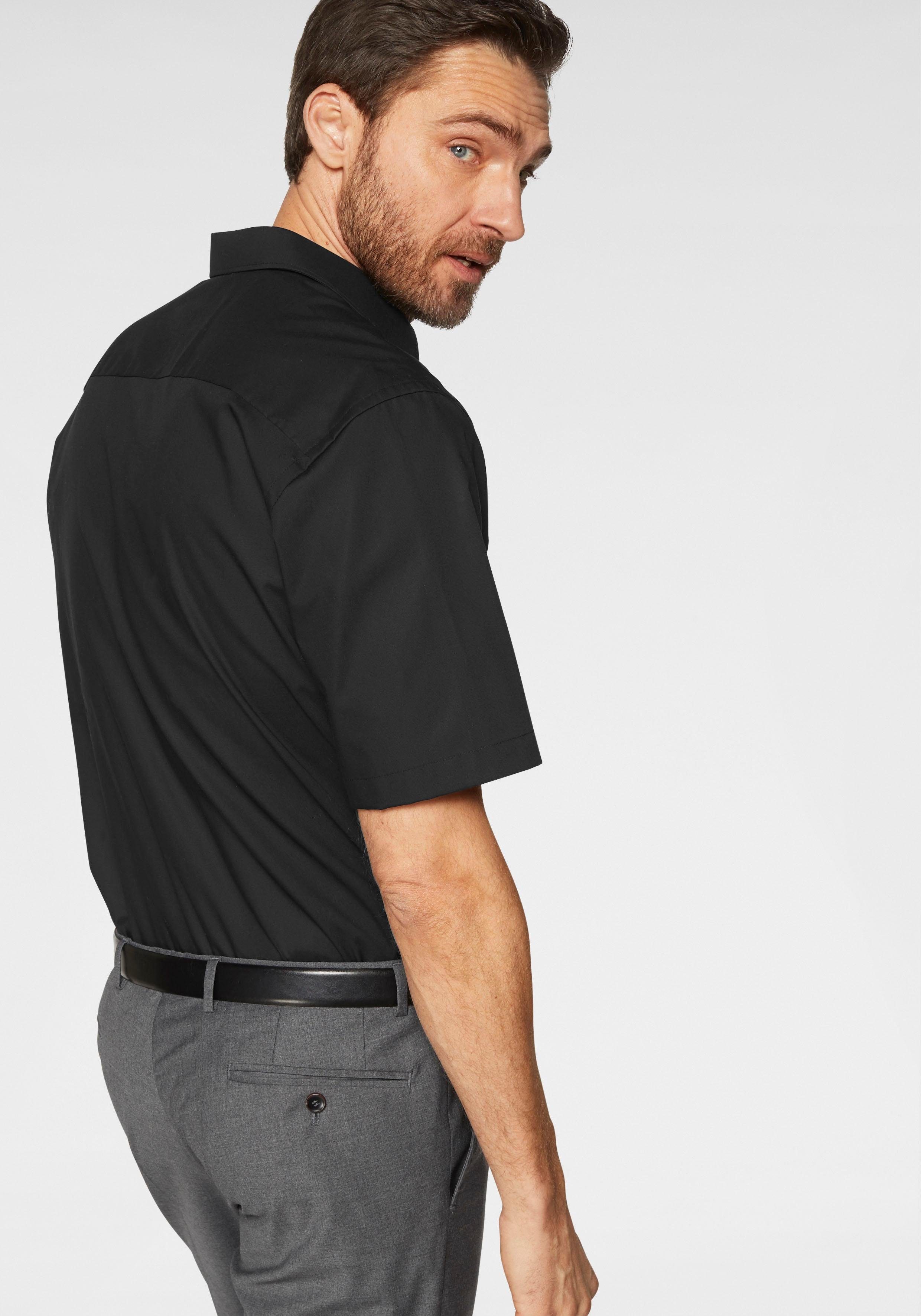 OLYMP Overhemd met korte mouwen Luxor comfort fit Korte mouwen shirt met borstzak, strijkvrij