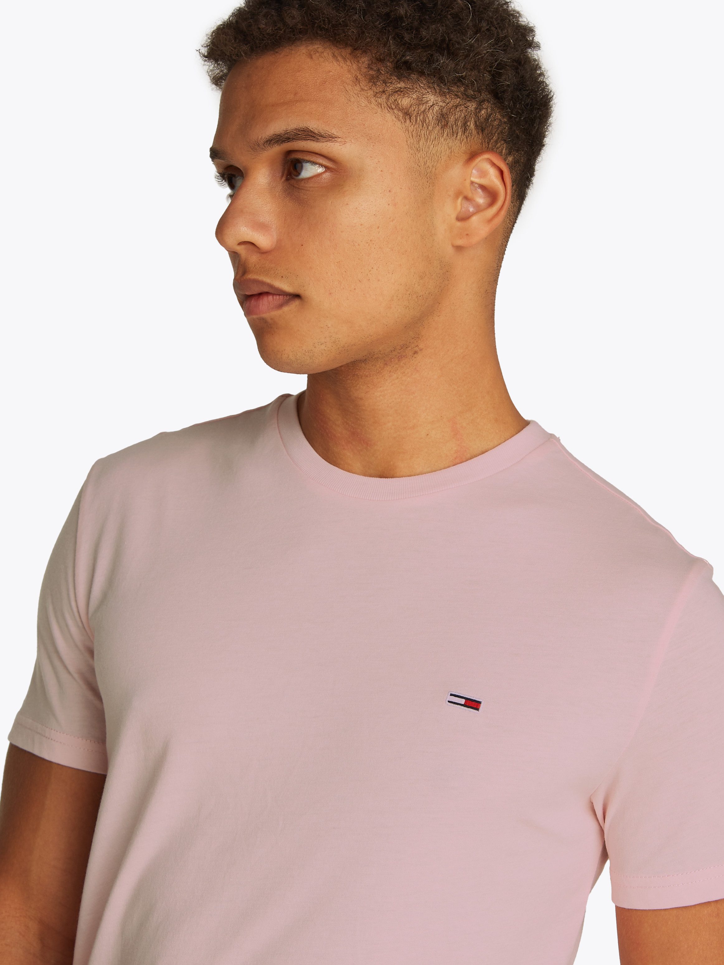 TOMMY JEANS T-shirt TJM XSLIM JASPE HTR TEE EXT