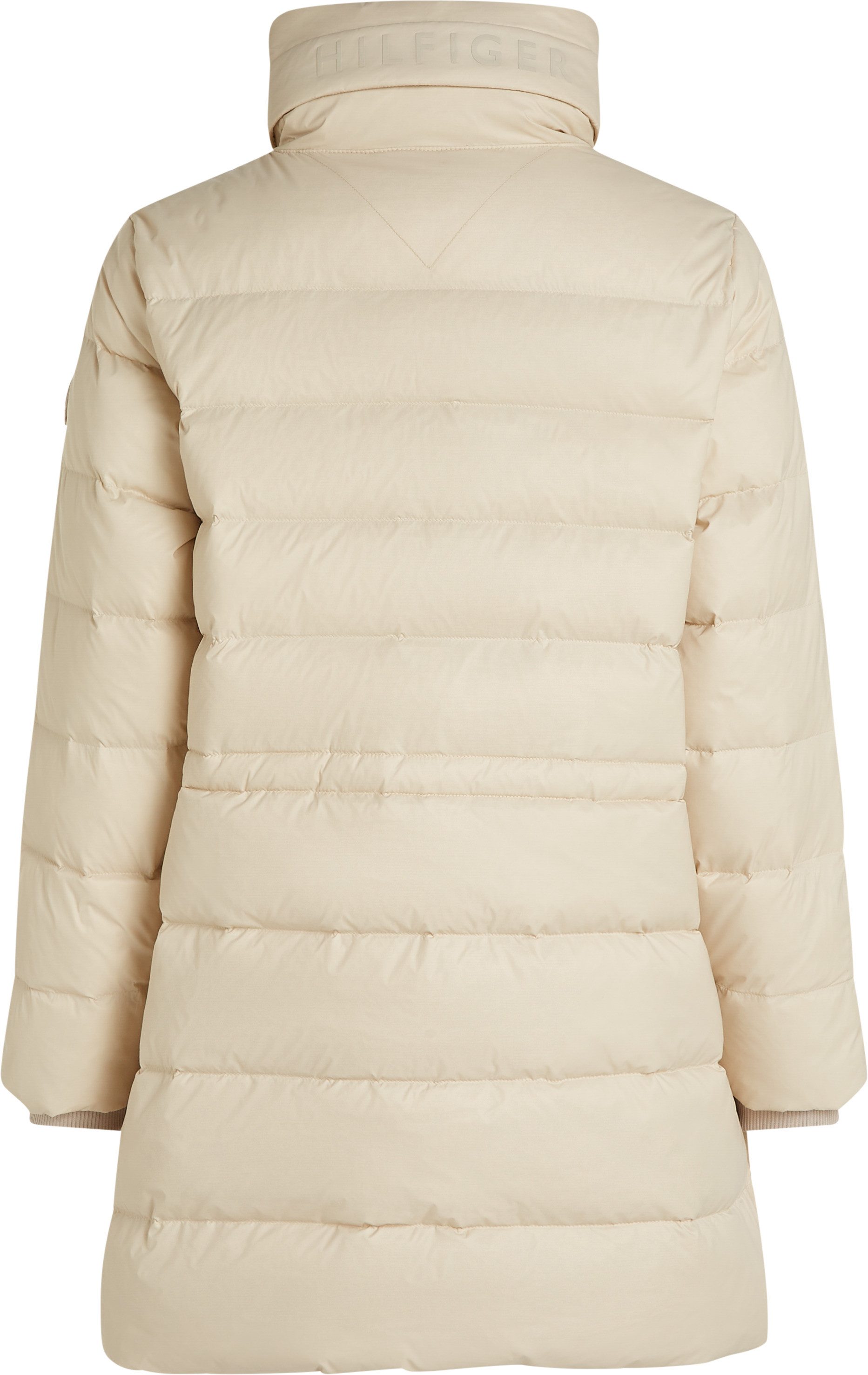 Tommy Hilfiger Lange jas met gestempeld logo