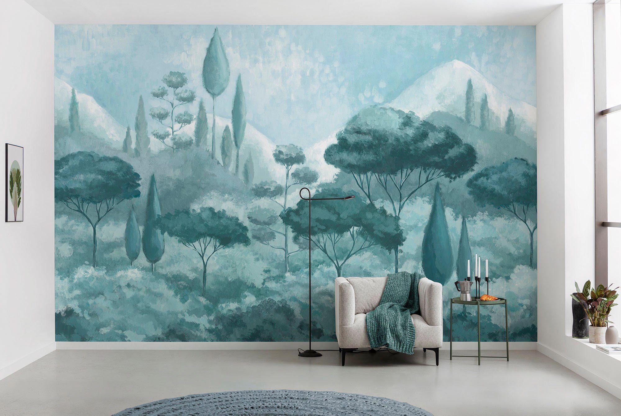 Komar Vliesbehang Digitale print vlies - Soothing Scenery - Afmeting 400 x 250 cm (1 stuk)