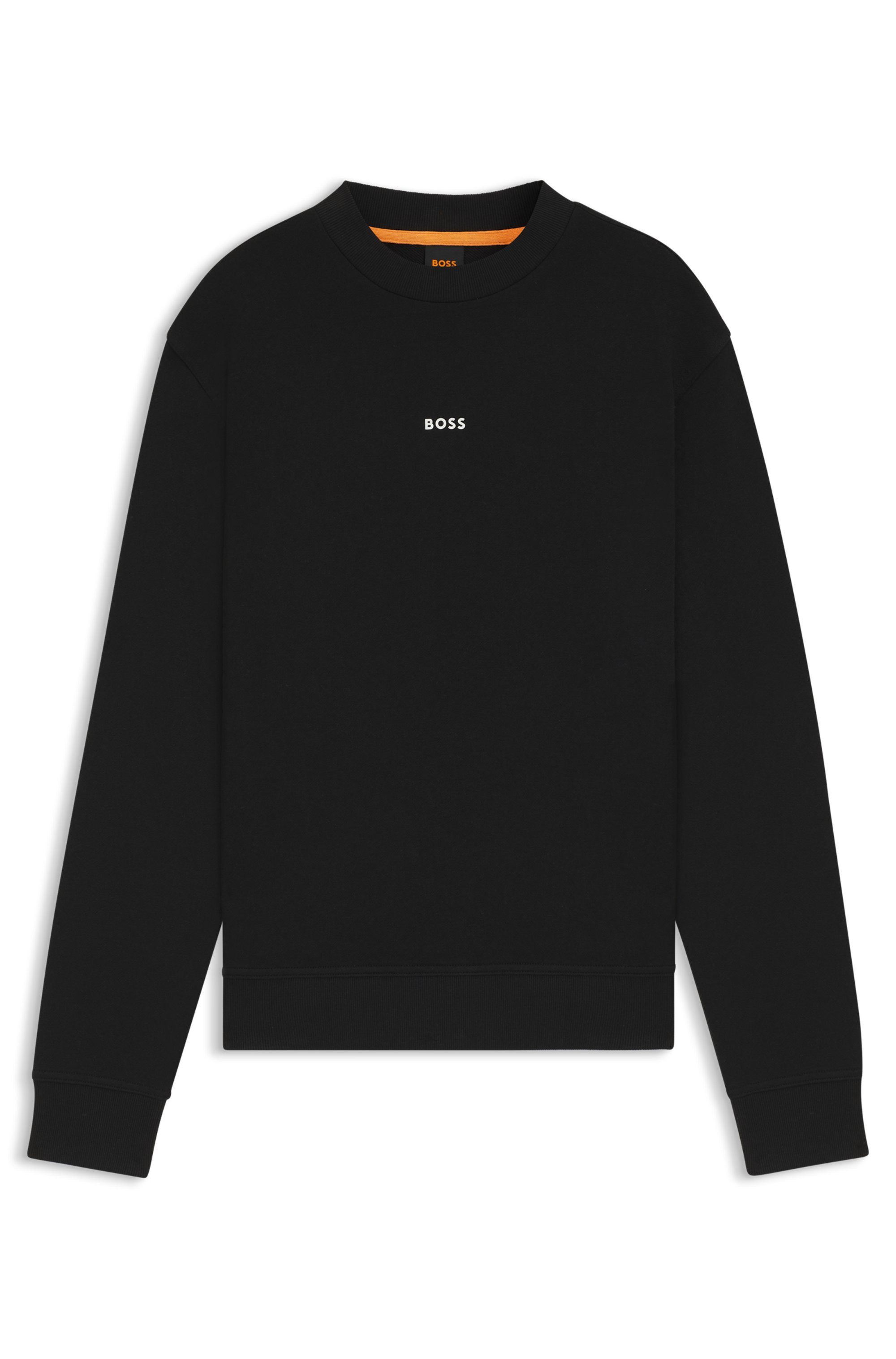Boss Orange Sweatshirt WeSmallcrew met logo op borsthoogte