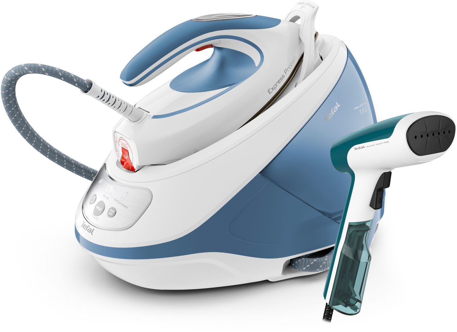 Tefal Stoomstrijksysteem Express Protect 7,5 bar, stoomstoot: 520 g/min, continue stoomopbrengst: 130 g/min, sv9202