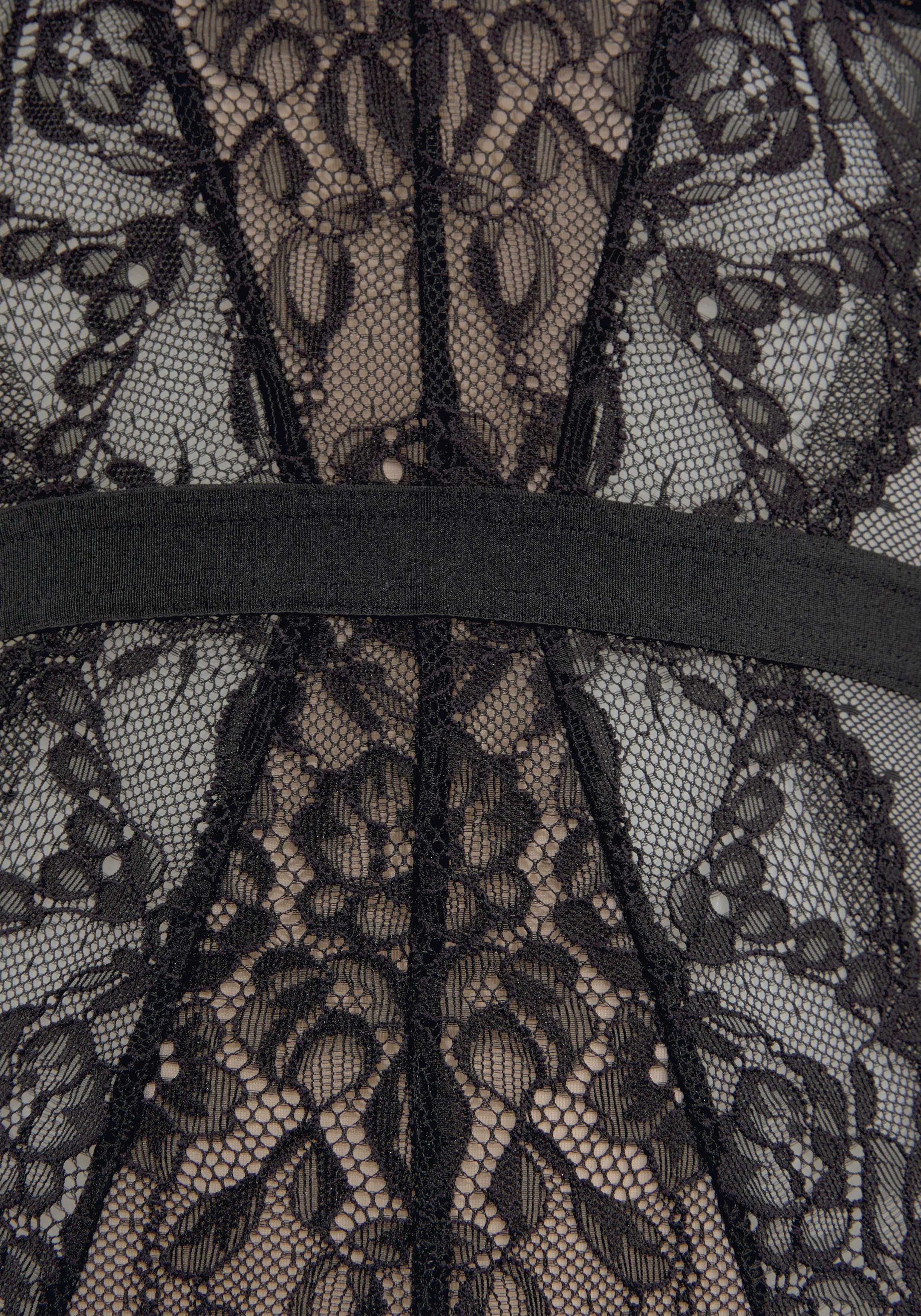Lascana Body gemaakt van gebloemd kant en zacht mesh, sexy lingerie