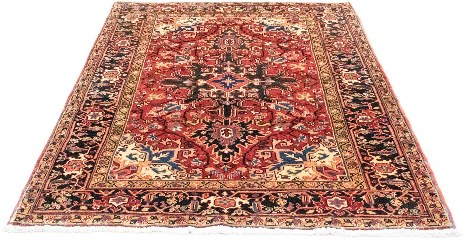 morgenland Wollen kleed Heriz vloerkleed met de hand geknoopt rood handgeknoopt