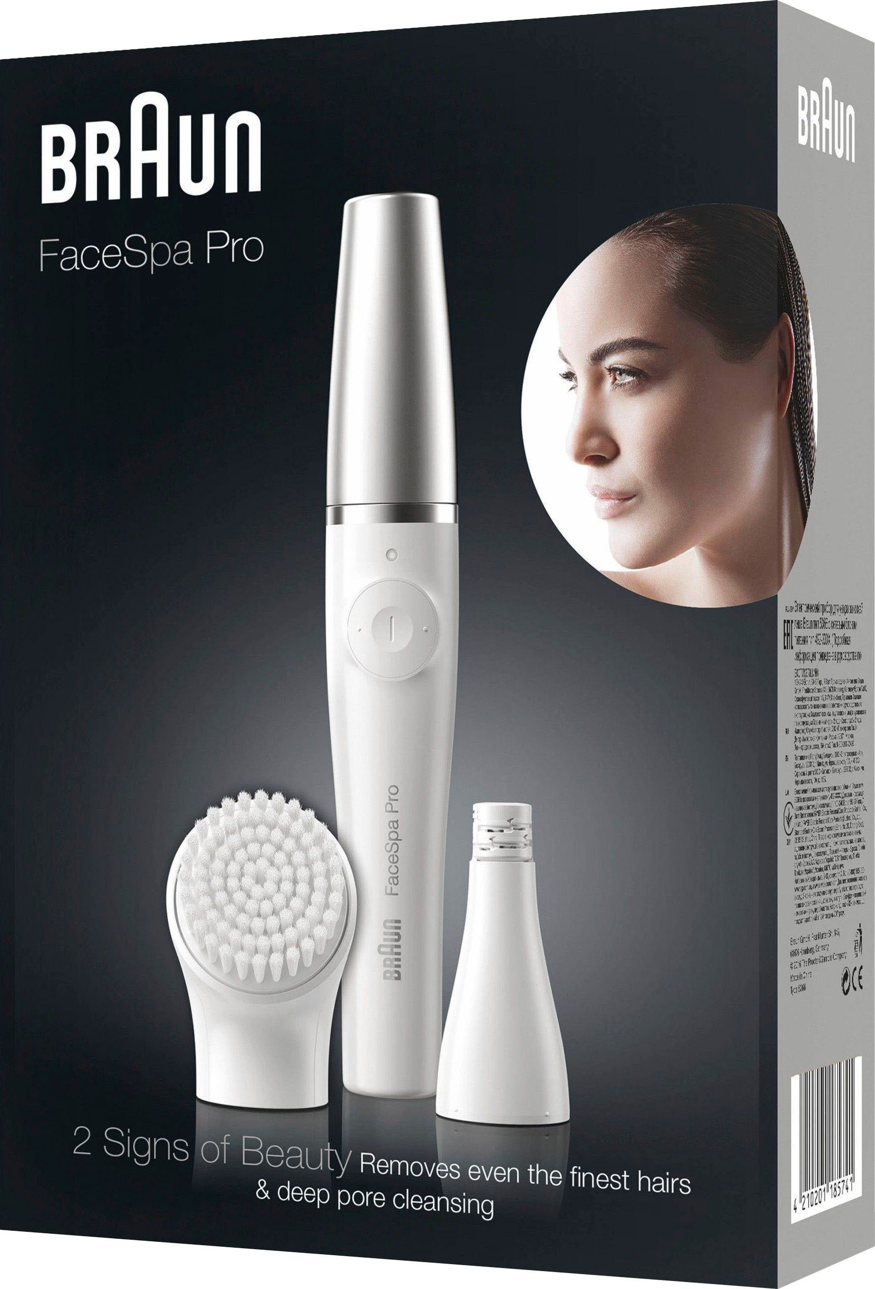 Braun Gezichtsepilator FaceSpa Pro SE910 10 microgaten, wet&dry