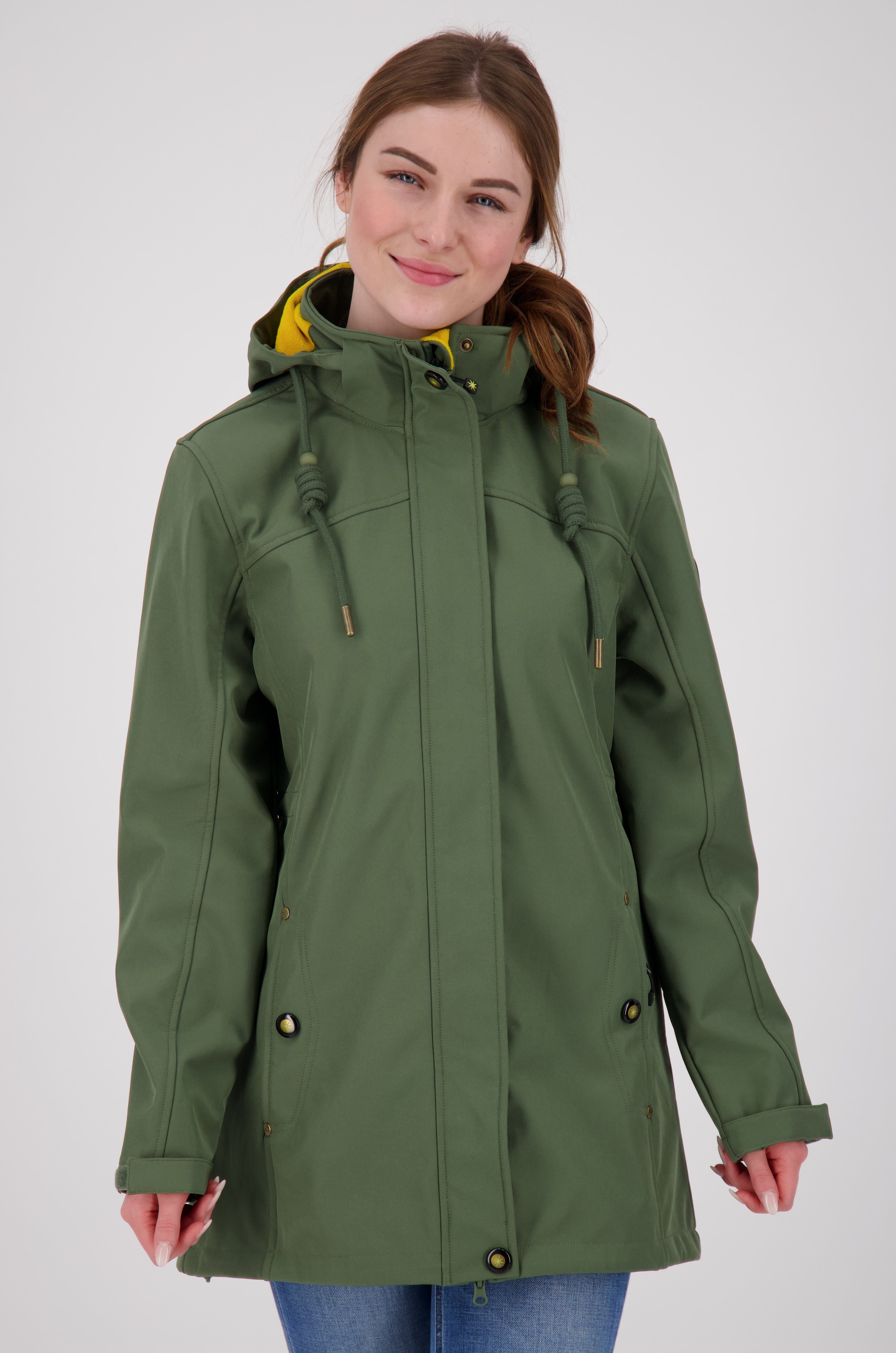 DEPROC Active Softshell-jas PEAK BREEZE WOMEN kleding maat 44 (L) groen