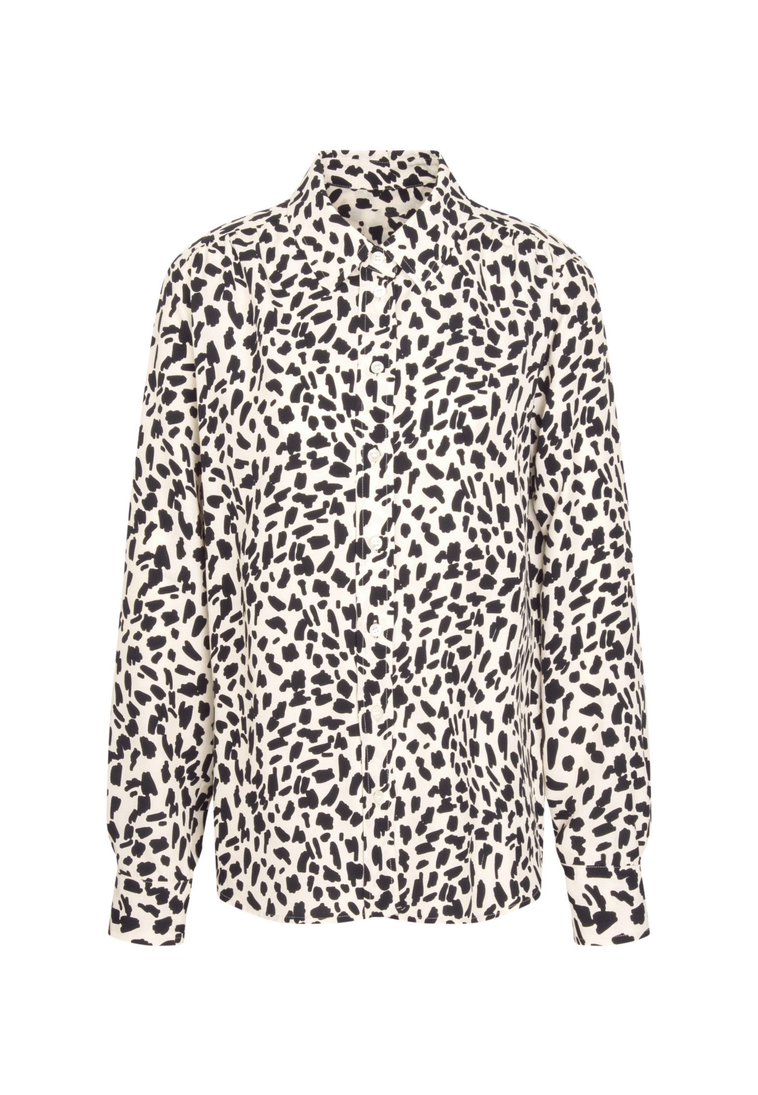 seidensticker Overhemdblouse Zwarte roos