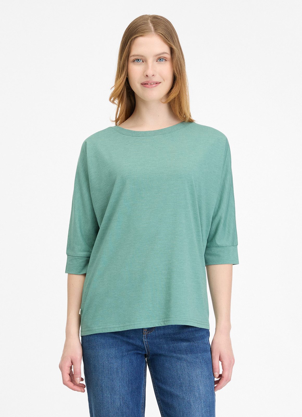 Ragwear Shirt met lange mouwen SHIMONA dames longsleeves maat S (36) groen