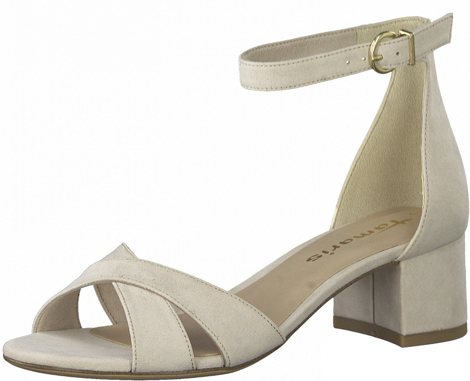 Tamaris Sandaaltjes blokhak, zomerschoen, sandalette met kruisband