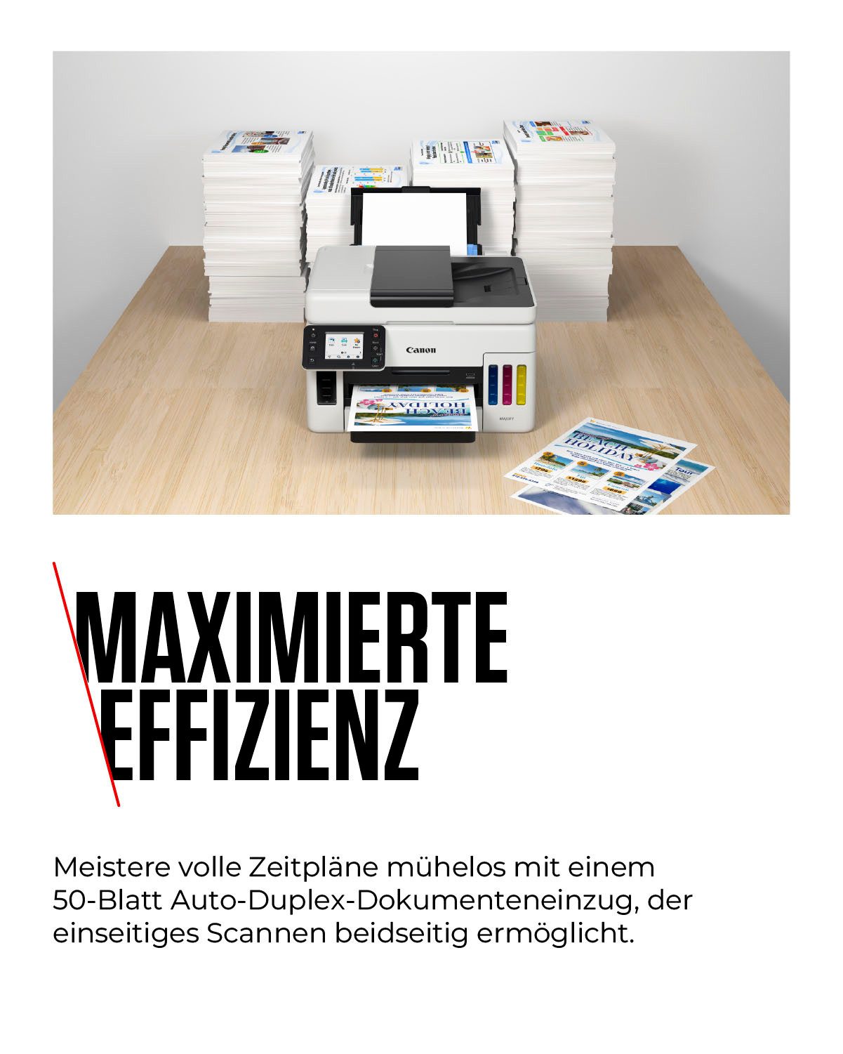 Canon Inkjetprinter MAXIFY GX6050 MegaTank printer met navulbare inktreservoirs