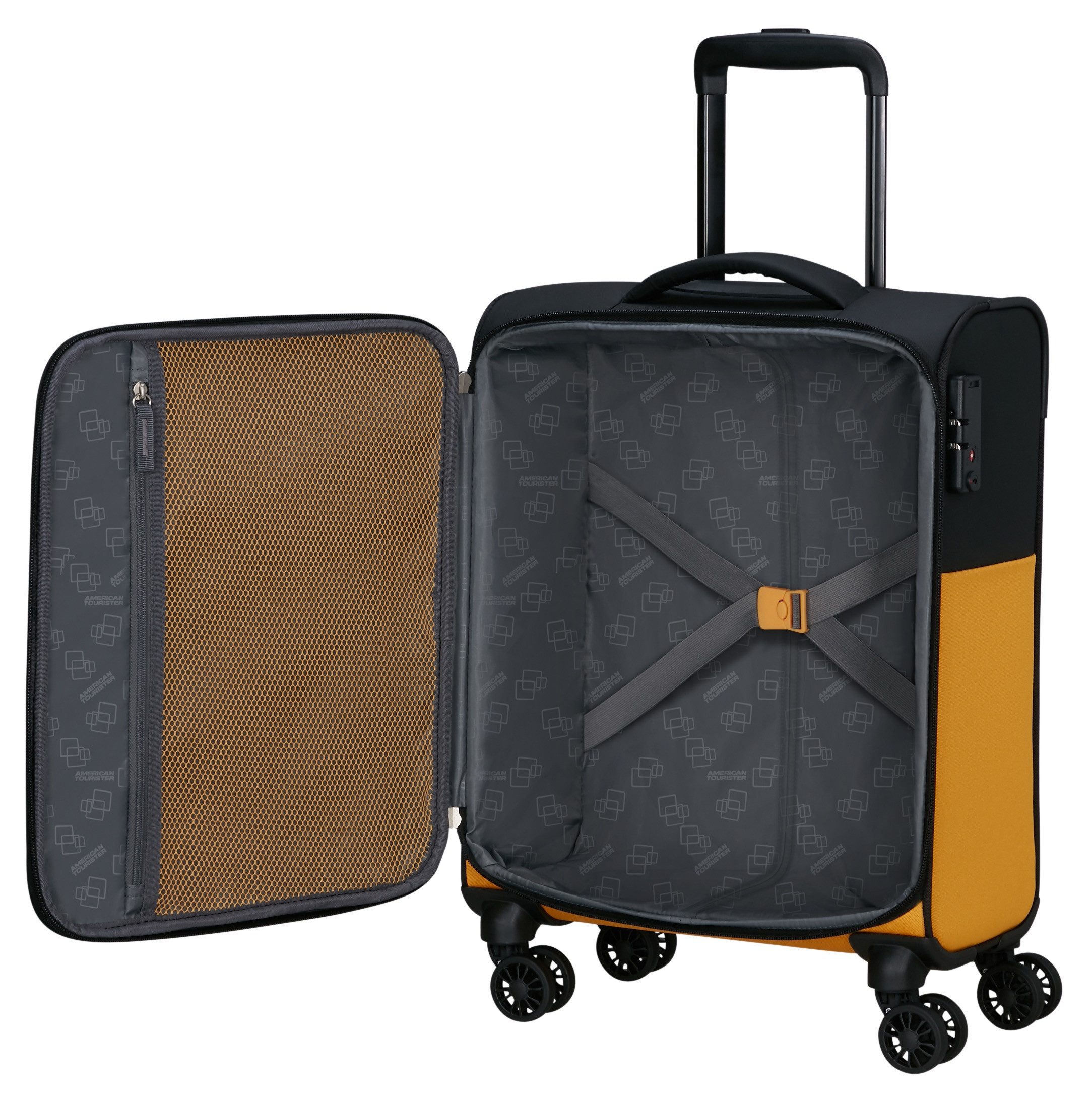 American Tourister Zachte bagage trolley DARING DASH 55 exp Handbagage-koffer reiskoffer TSA-cijferslot uitbreidbaar