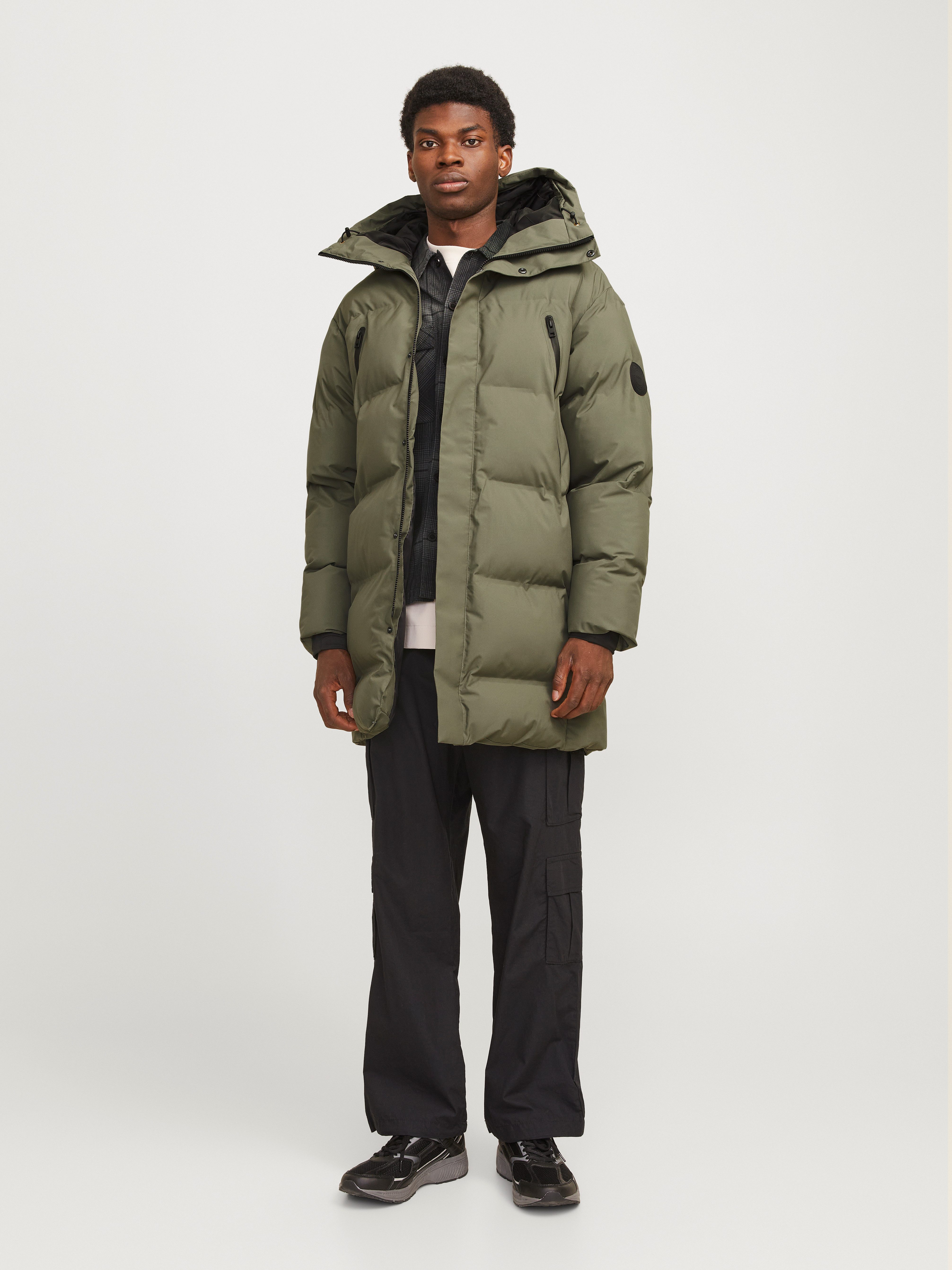 Jack & Jones Gewatteerde jas JCOALPHA LONG PUFFER SN