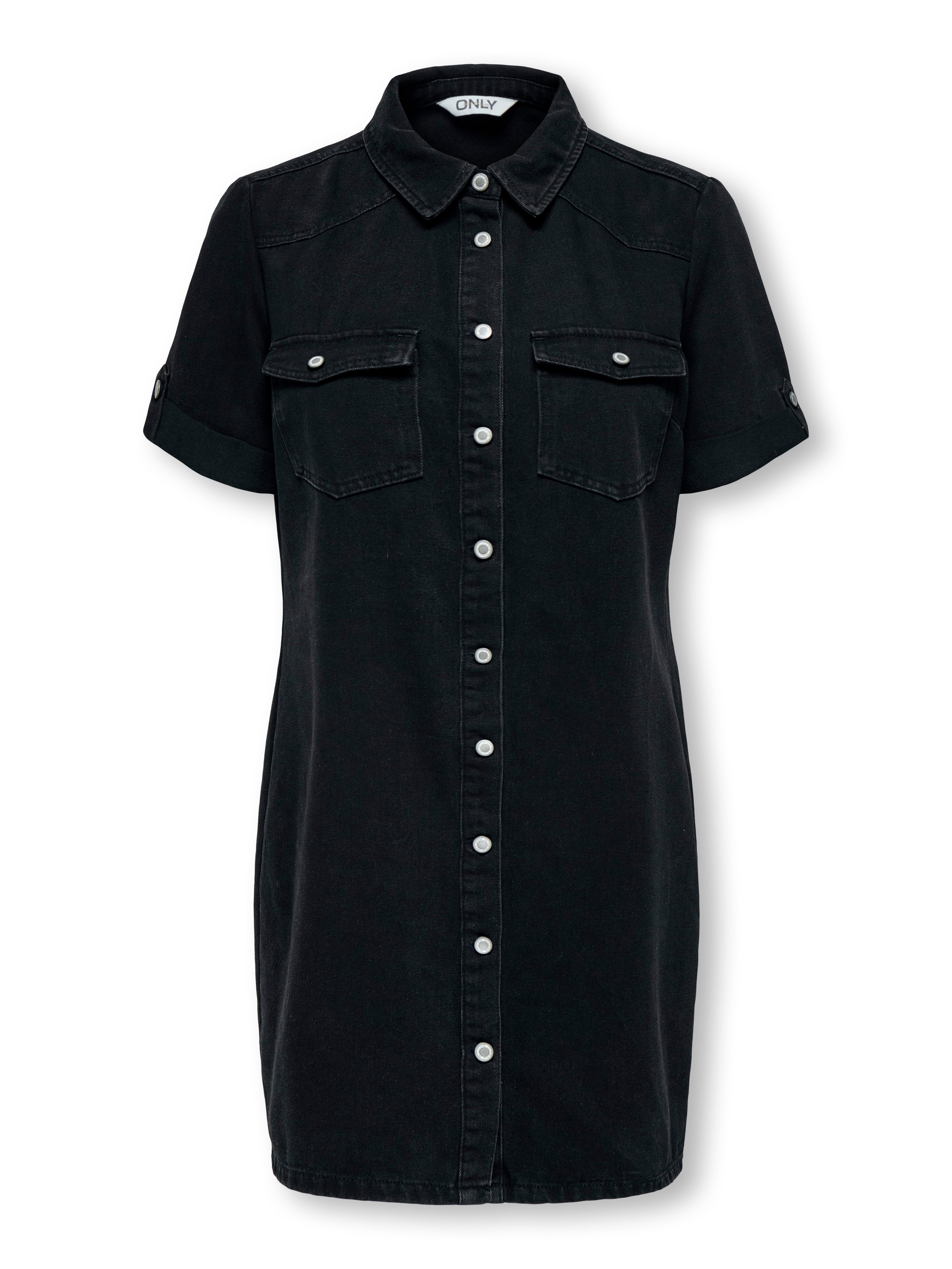 Only Jeans jurk ONLLISA S/S DNM DRESS GUA