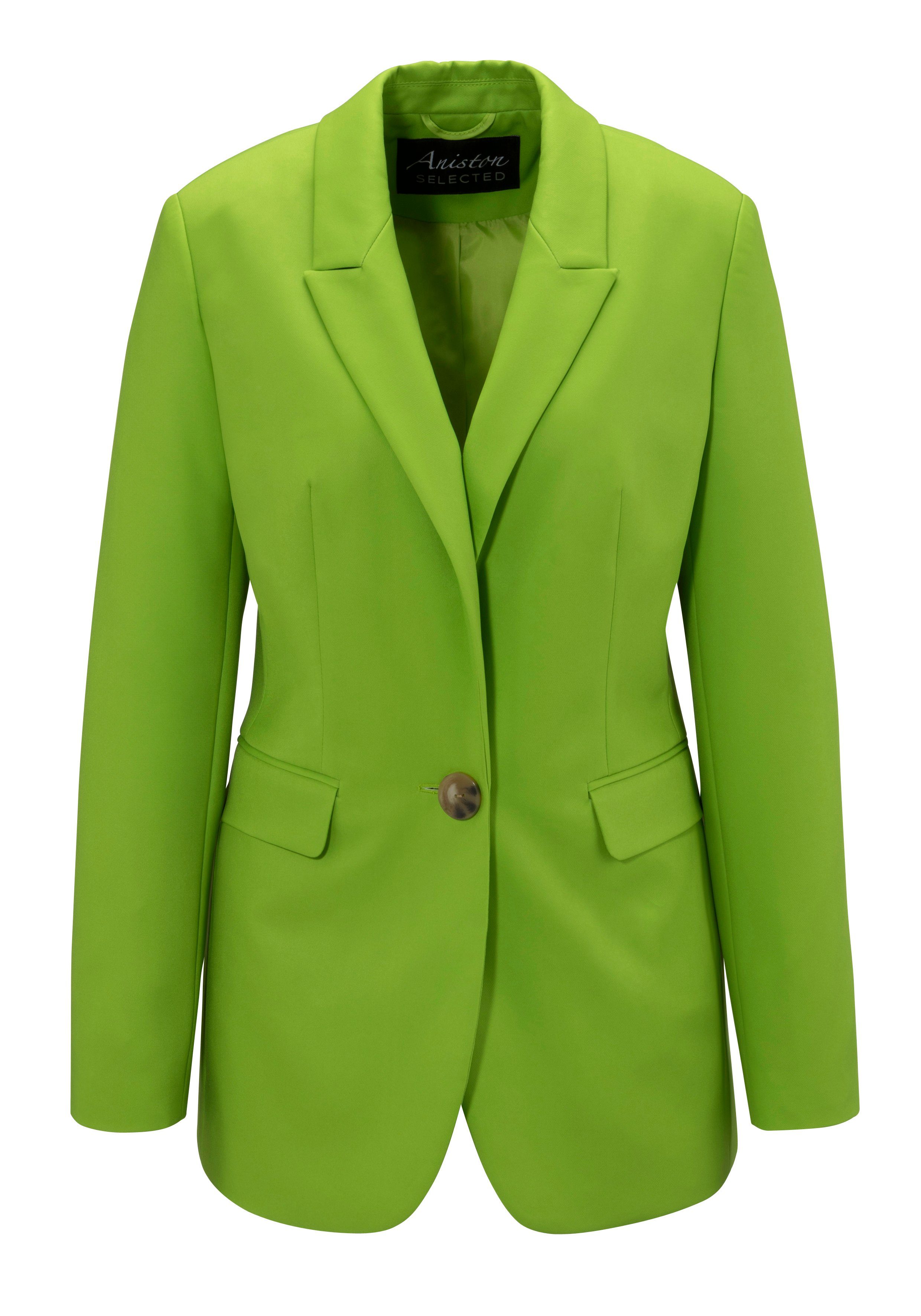 Aniston SELECTED Lange blazer in trendy kleurenpalet