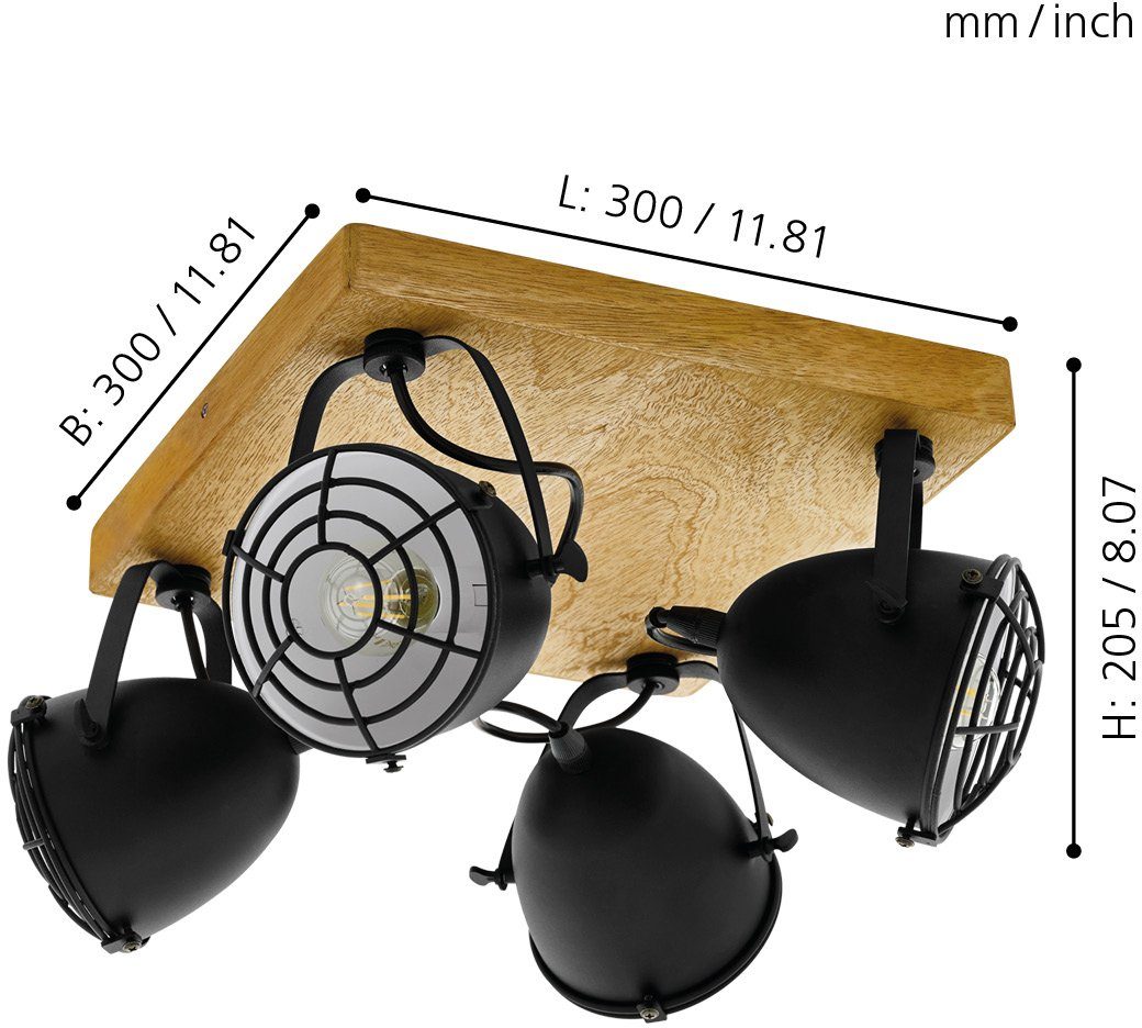 EGLO Plafondspot GATEBECK Plafondlamp