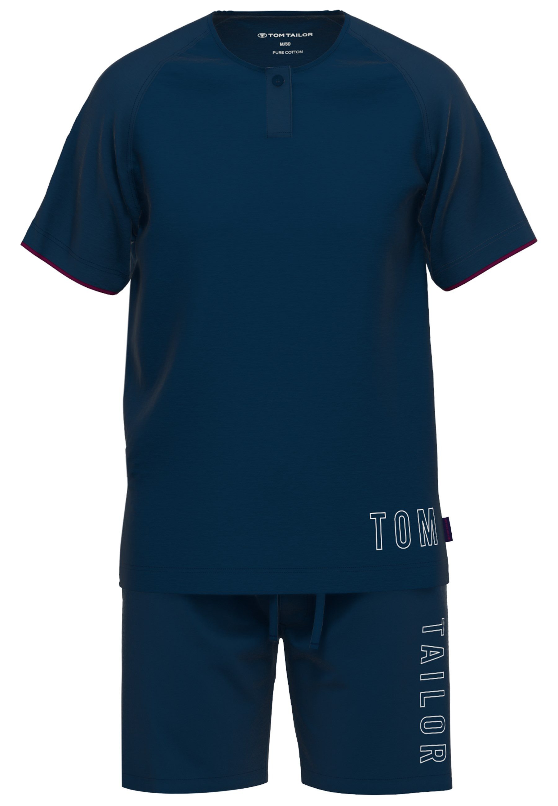 Tom Tailor Shortama Kilkenny Met grote tekst (2-delig)