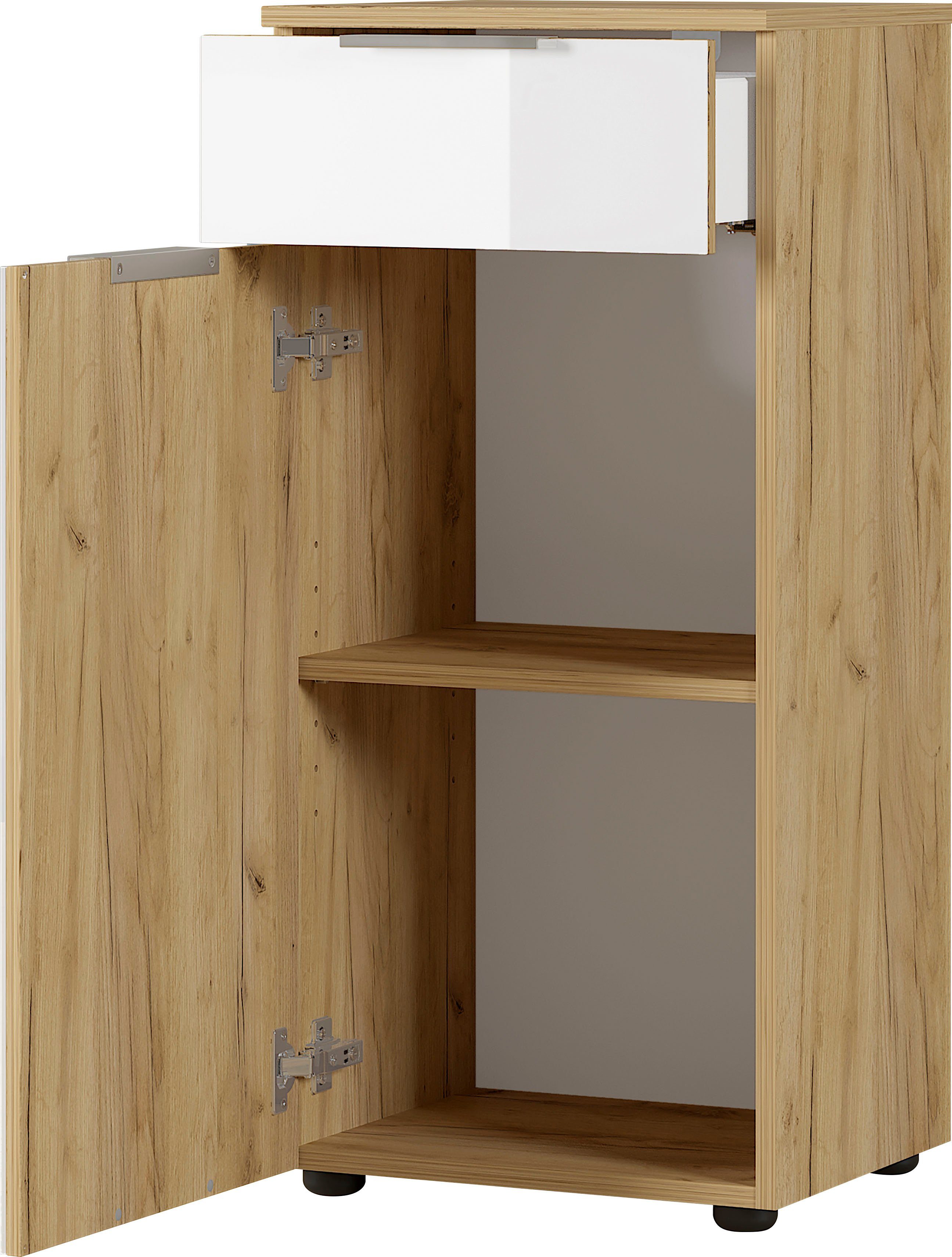 GERMANIA Onderkast Avino Breedte 39 cm, glazen fronten, soft-closefunctie