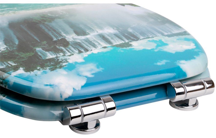 Sanilo Toiletzitting Waterval met soft-closemechanisme
