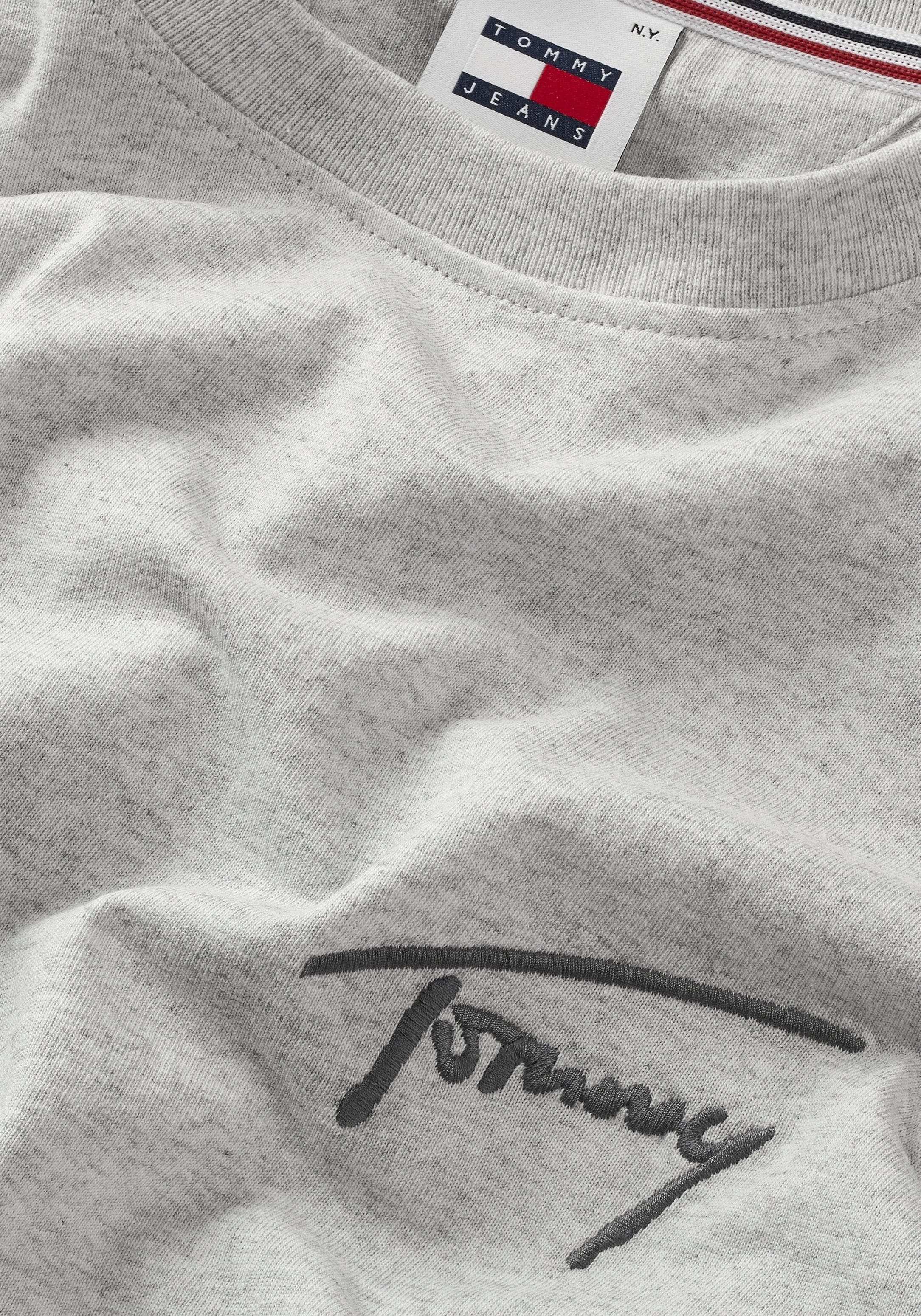 TOMMY JEANS T-shirt TJM REG SIGNATURE TEE EXT met geborduurd handtekening-logo