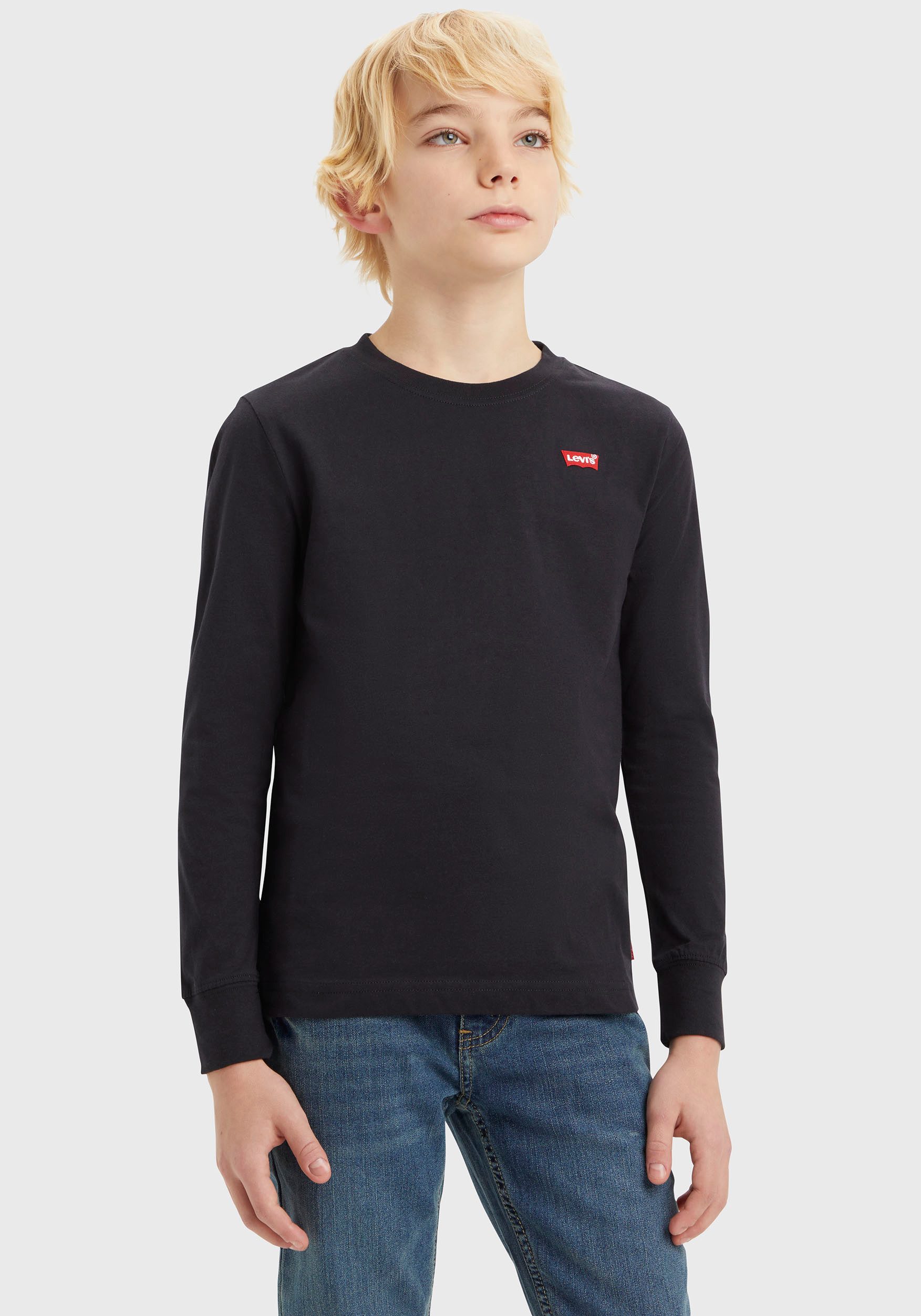 Levi's Kidswear Shirt met lange mouwen LVB LS GRAPHIC TEE SHIRT