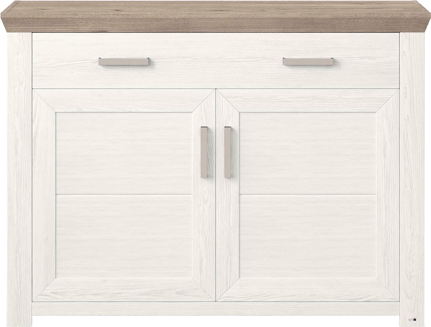 set one by Musterring Dressoir York Type 53, in 3 kleurvarianten verkrijgbaar, Landhuisstijl, Afmetingen 129 x 95 cm