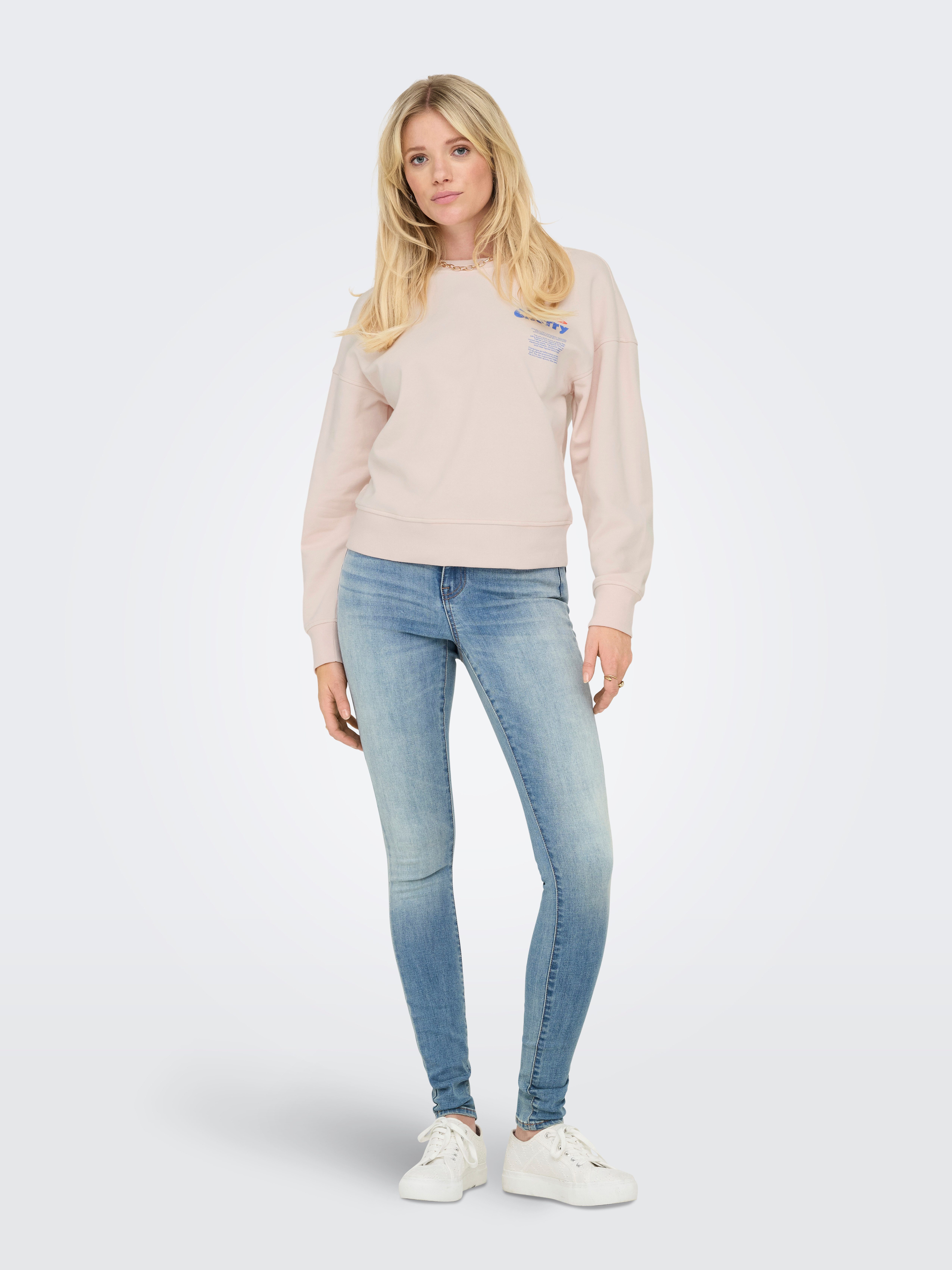Only Sweatshirt ONLPHILEA L/S FRUIT O-NECK UB SWT