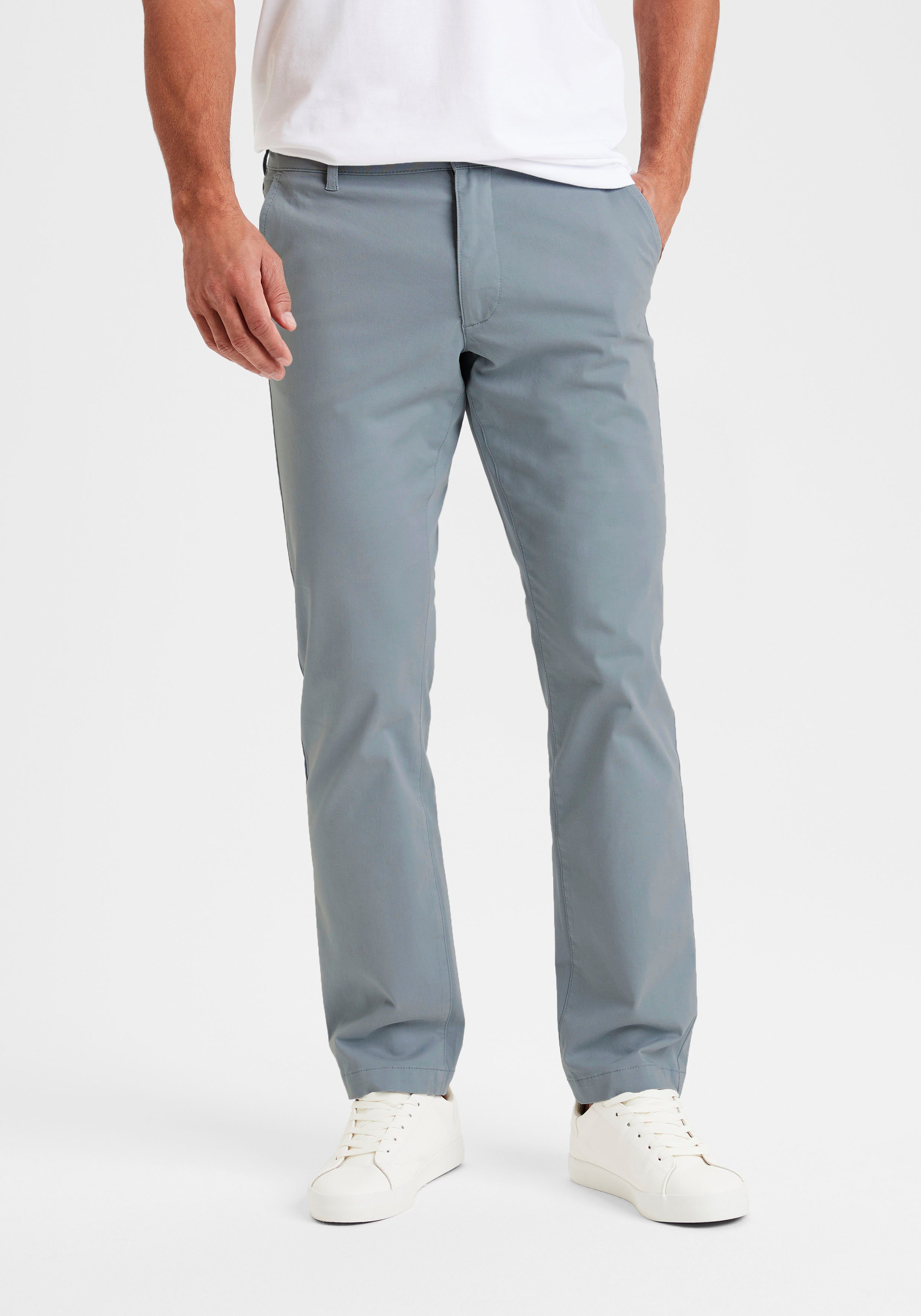 h.i.s chino straight fit grijs