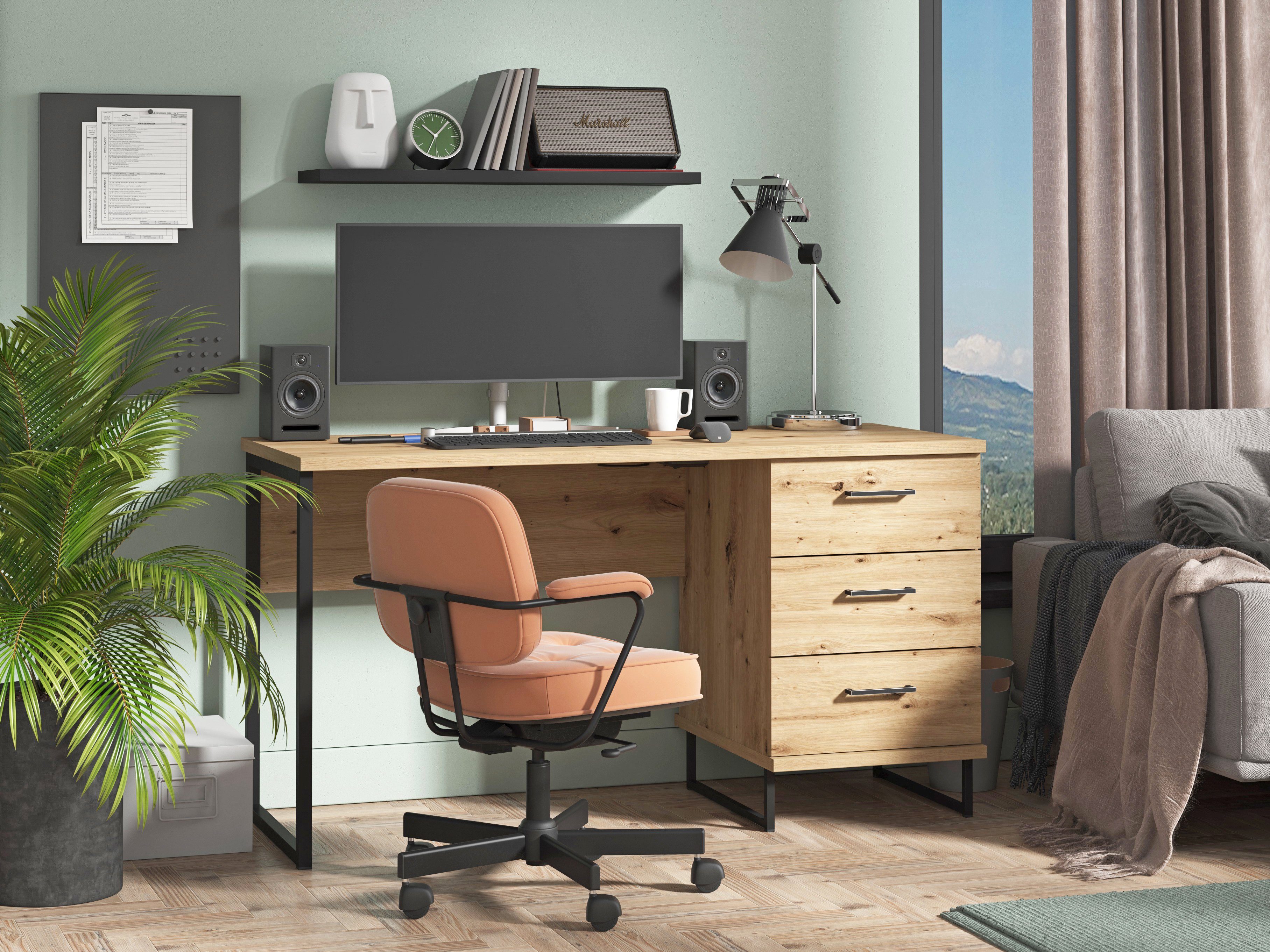 INOSIGN Bureau SARDINIA in industriële look, home office