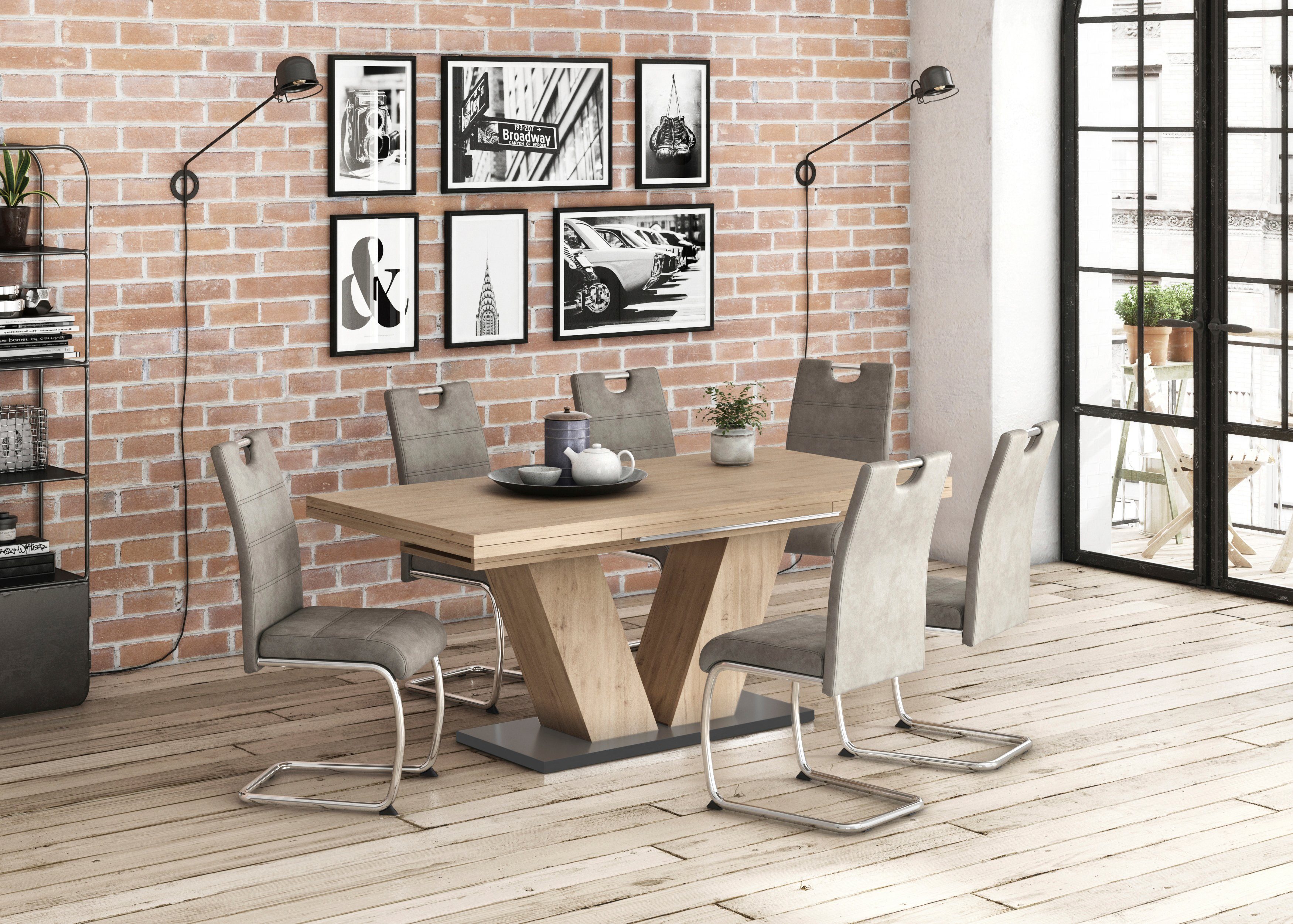 HELA Vrijdragende stoel Flora, eetkamerstoelen