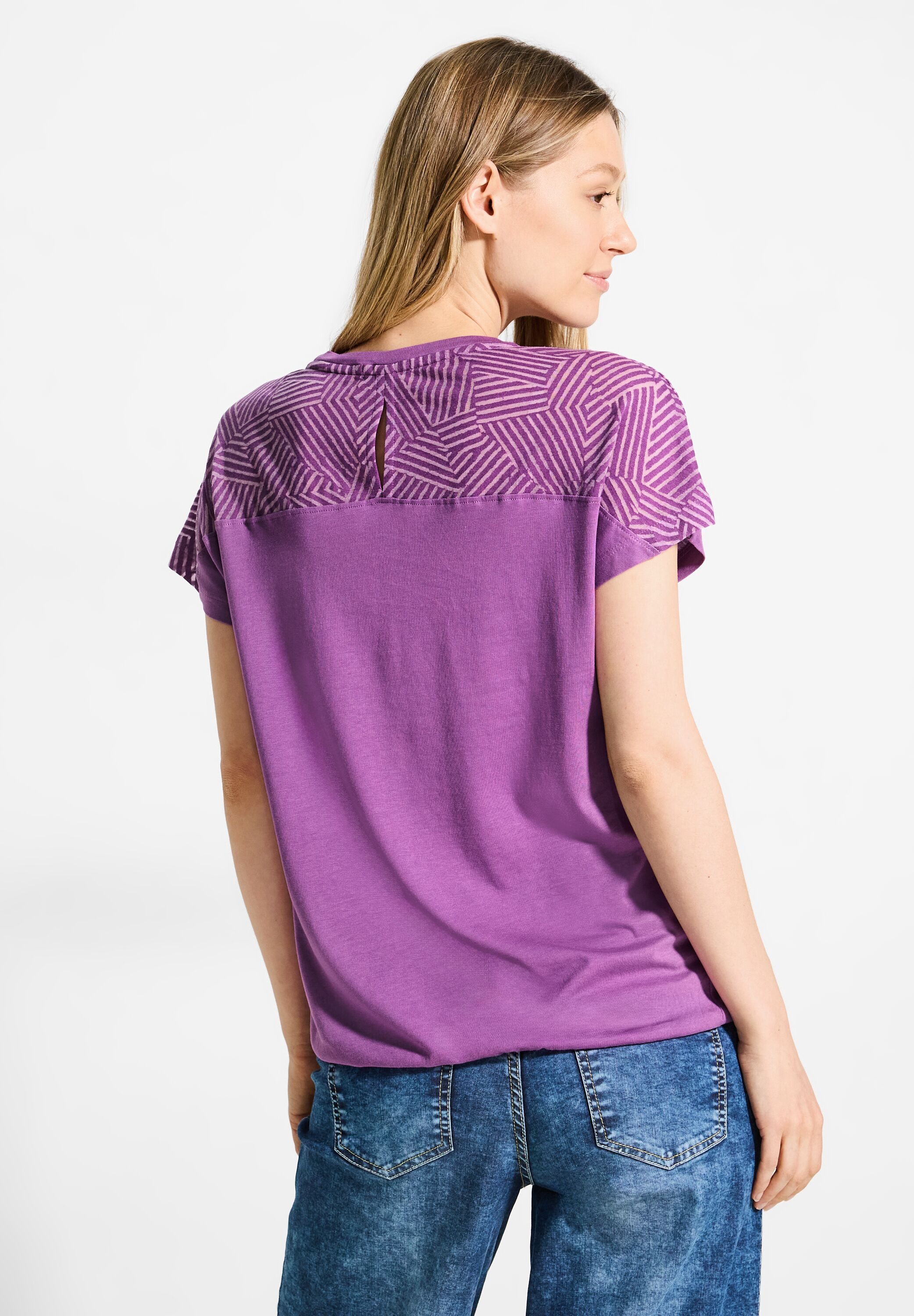 Cecil T-shirt met elastische band