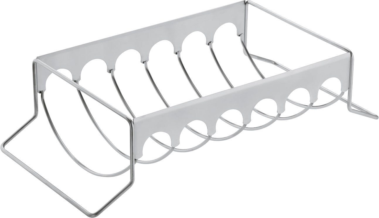 ROESLE Sparerib-houder 25087 Opzetstuk voor het bereiden van spareribs, braadmand, roestvrijstaal