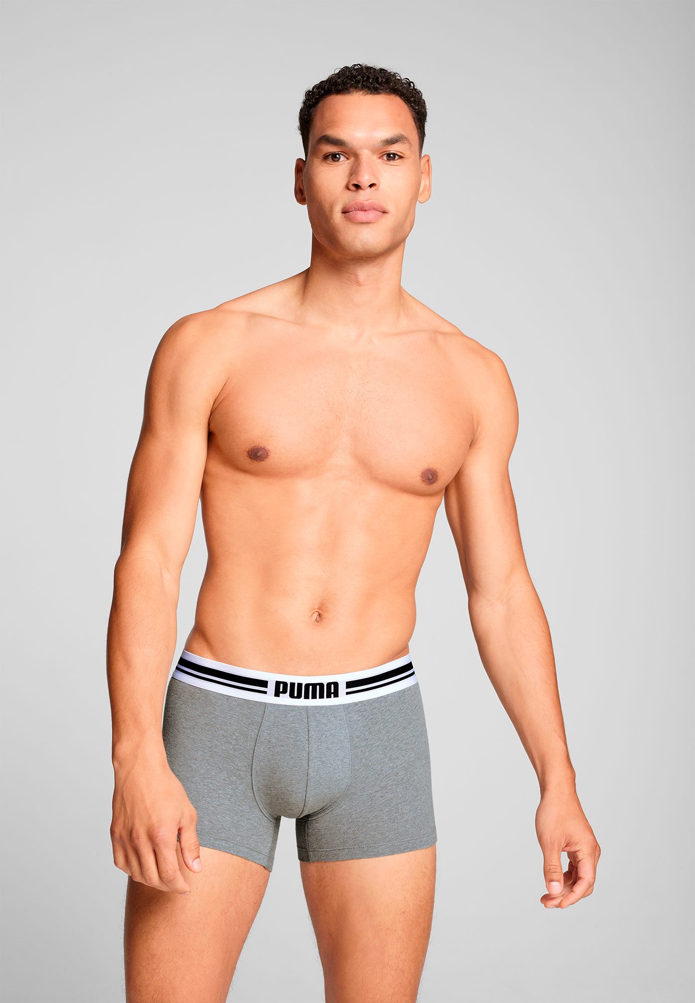 PUMA Boxershort PUMA MEN EVERYDAY PLACED LOGO BOXERS 2P (Set van 2)