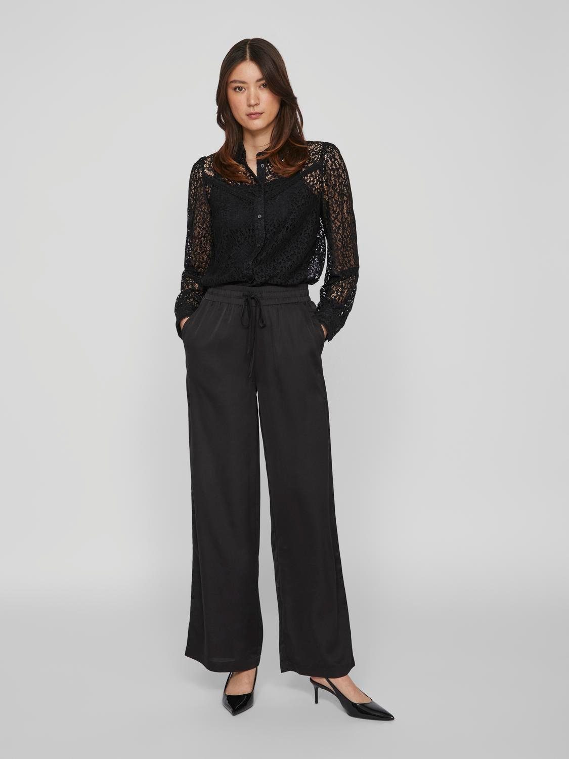 Vila Comfortbroek VIELLETTE HW WIDE PANTS-NOOS