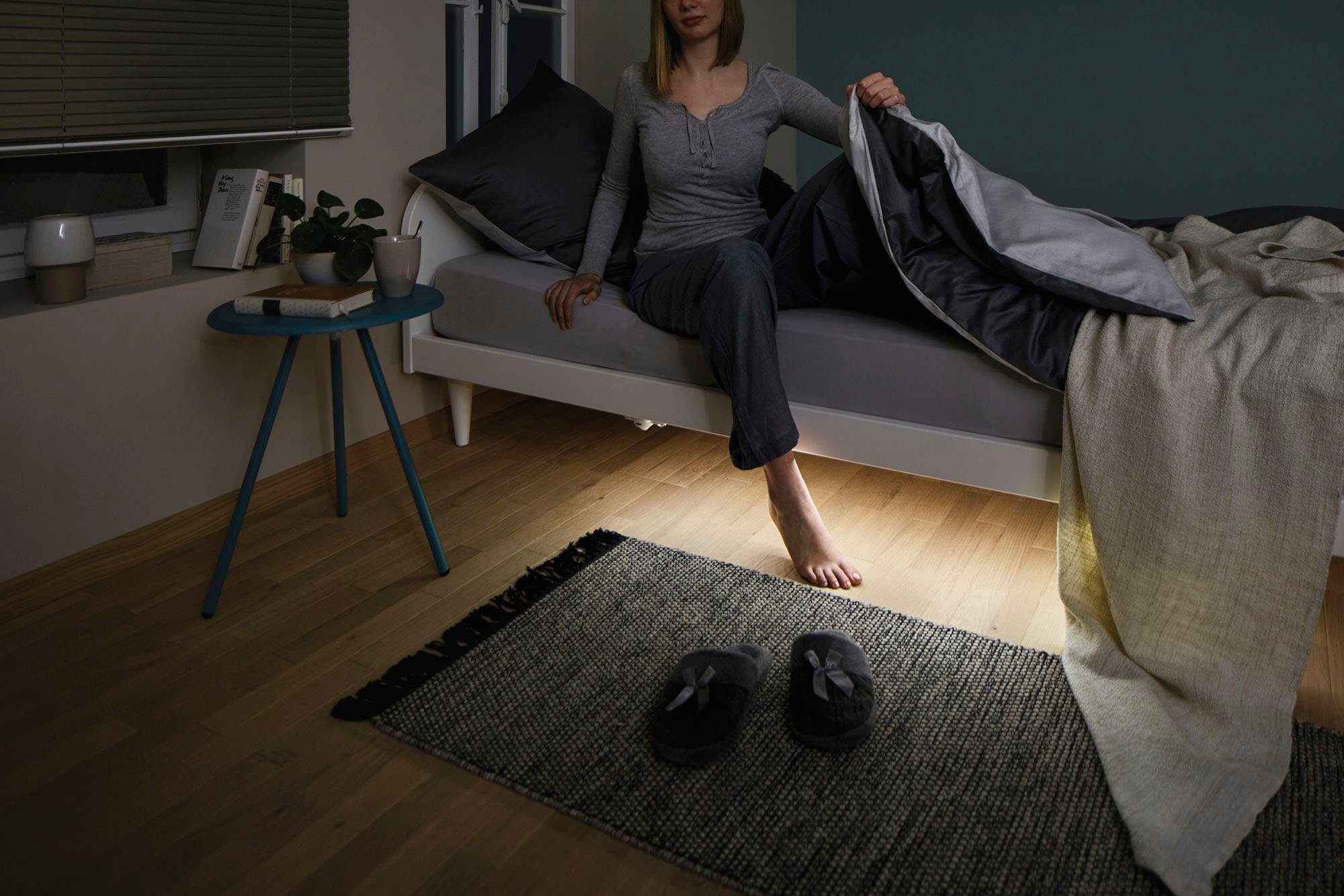Paulmann Led-strepen MaxLED 250 Comfort Set voor Tweepersoonsbed 1m 2700K 2x4W 24VA Zilver (2 stuks)