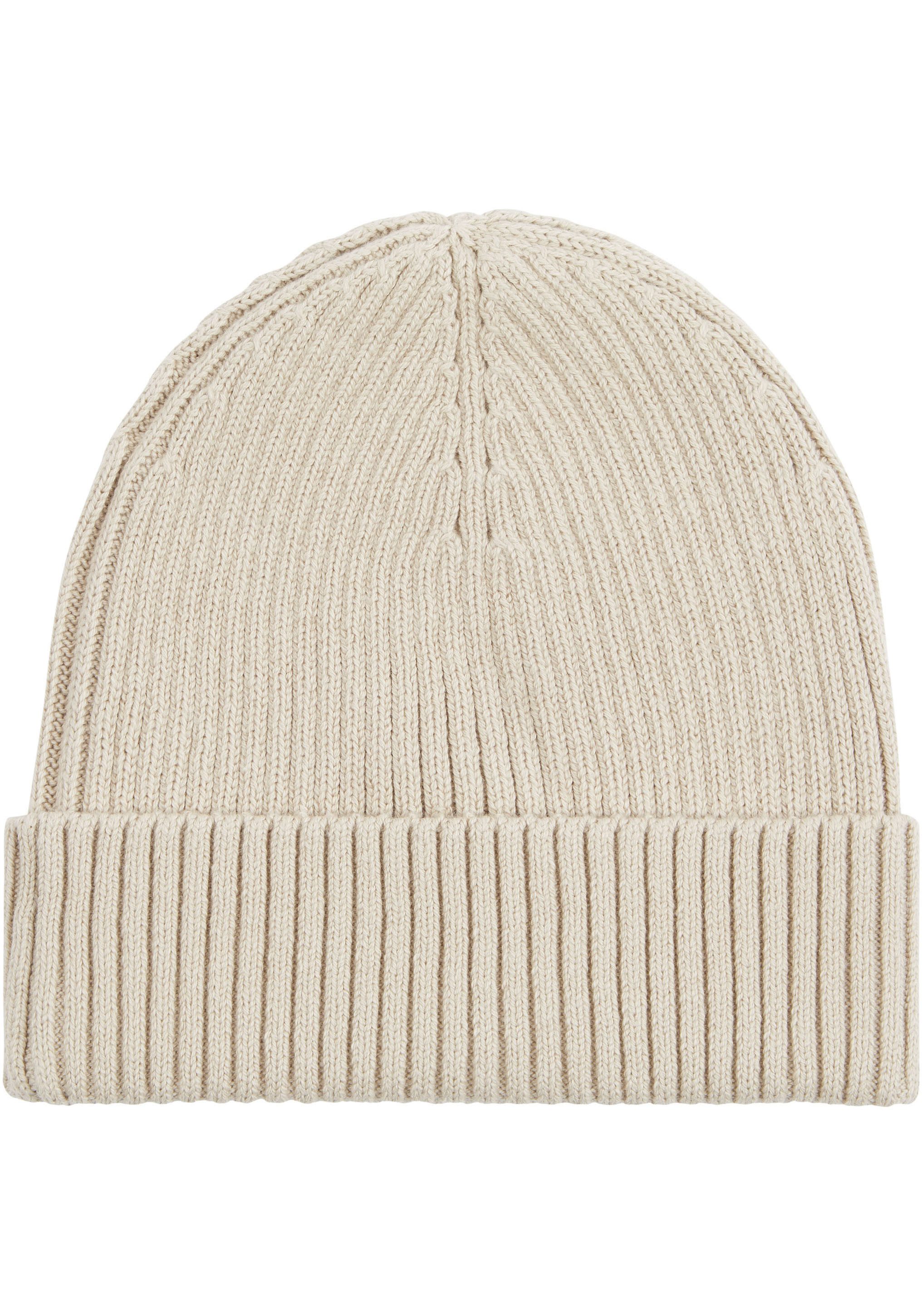 Calvin Klein Beanie CLASSIC COTTON RIB BEANIE