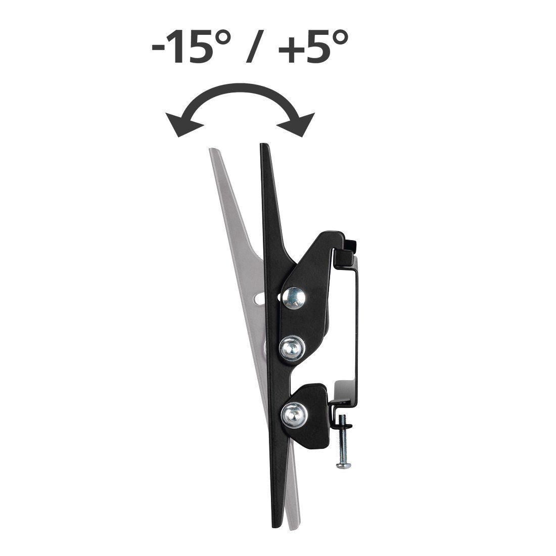 Hama Tv-wandhouder TV wandbeugel kantelbaar, tot 25kg, 48 - 117 cm (19" - 46"), 32", 43"