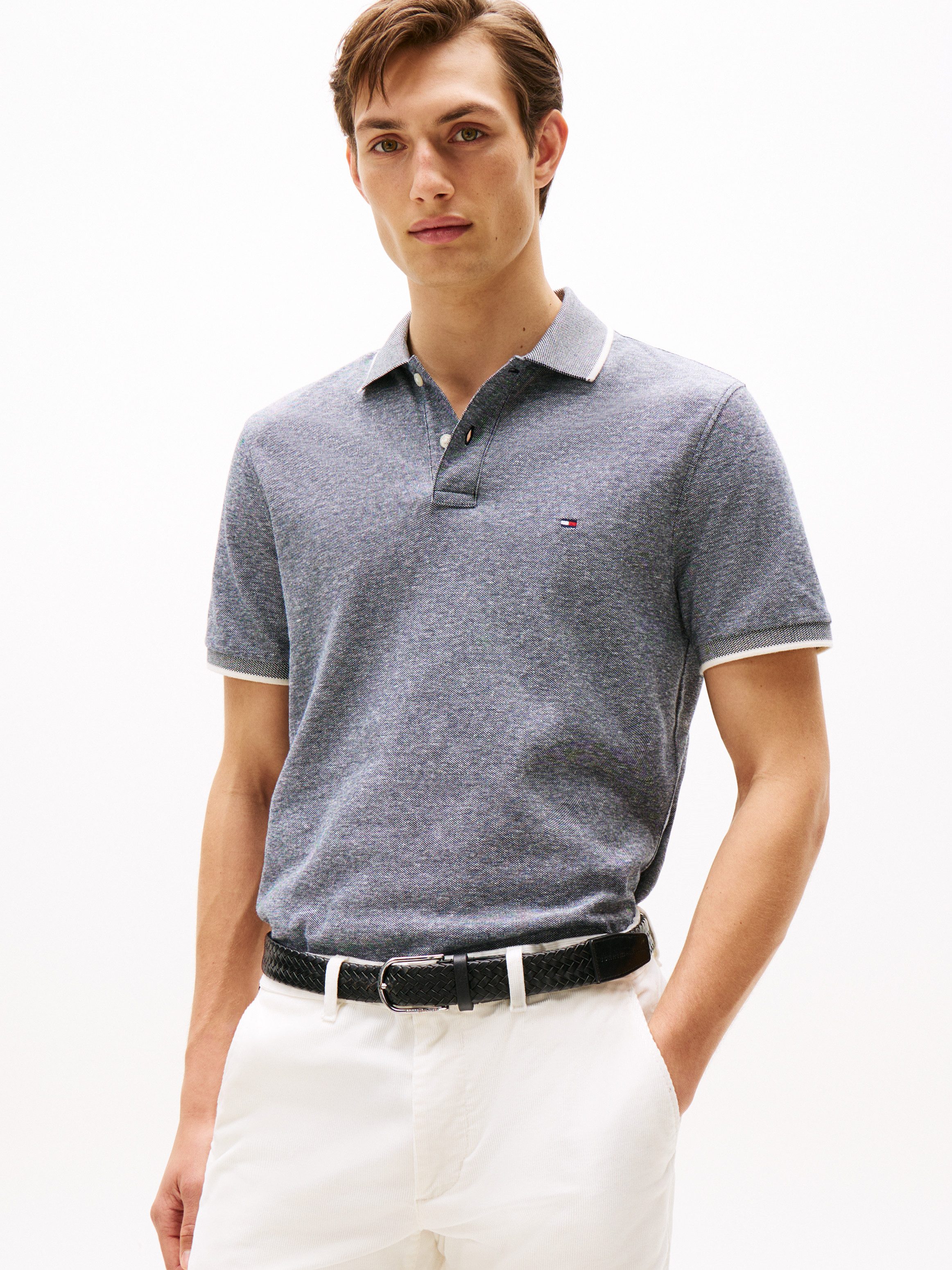 Tommy Hilfiger Poloshirt LINEN PIQUE REG POLO