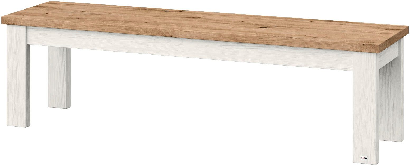 set one by Musterring Zitbank York Type 61, in 3 kleurvarianten, Landhuisstijl, Breedte 160 cm