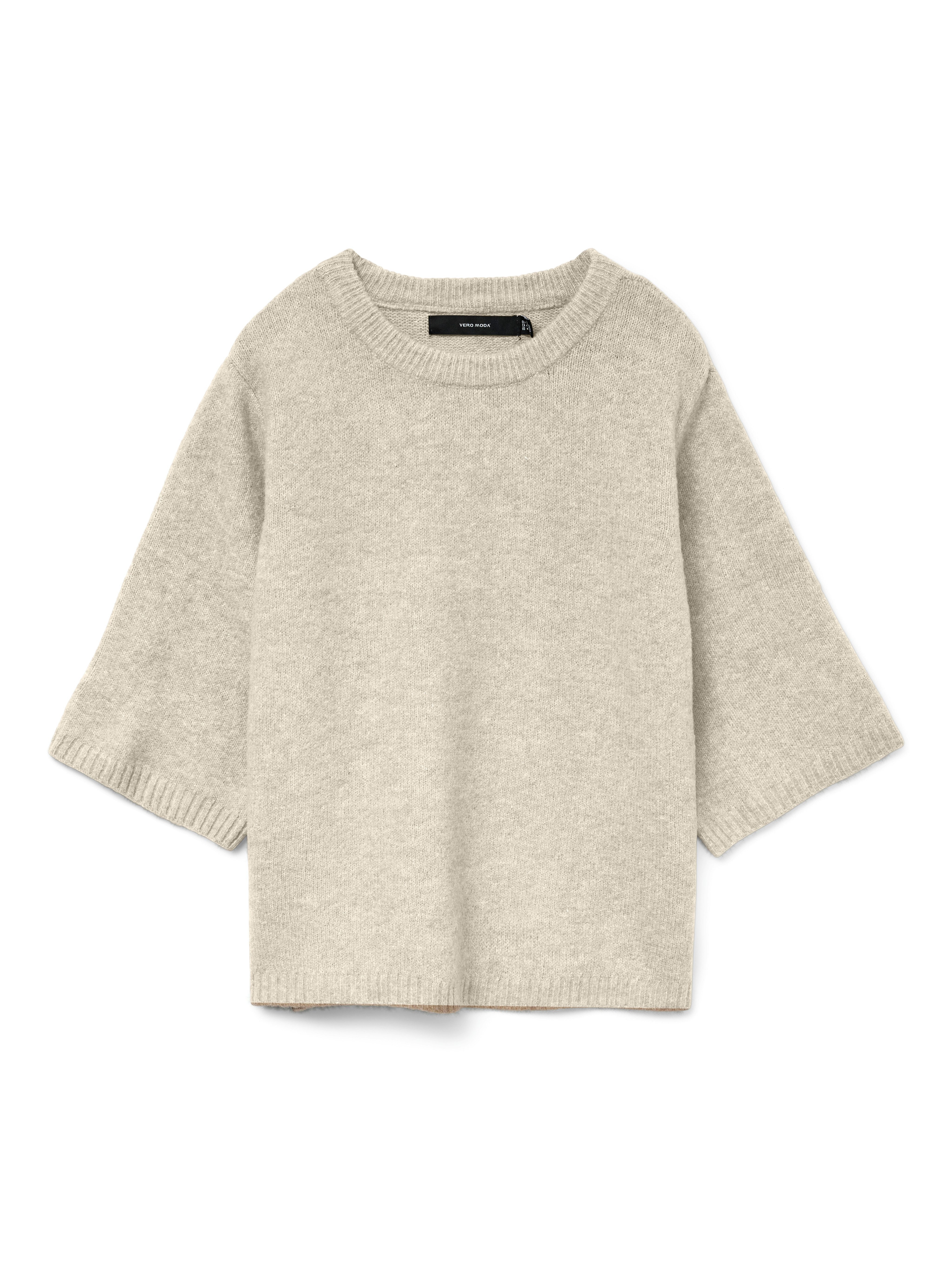 Vero Moda Trui met ronde hals VMBOOM 2/4 O-NK OVERSIZE PULLOVE GA NOOS