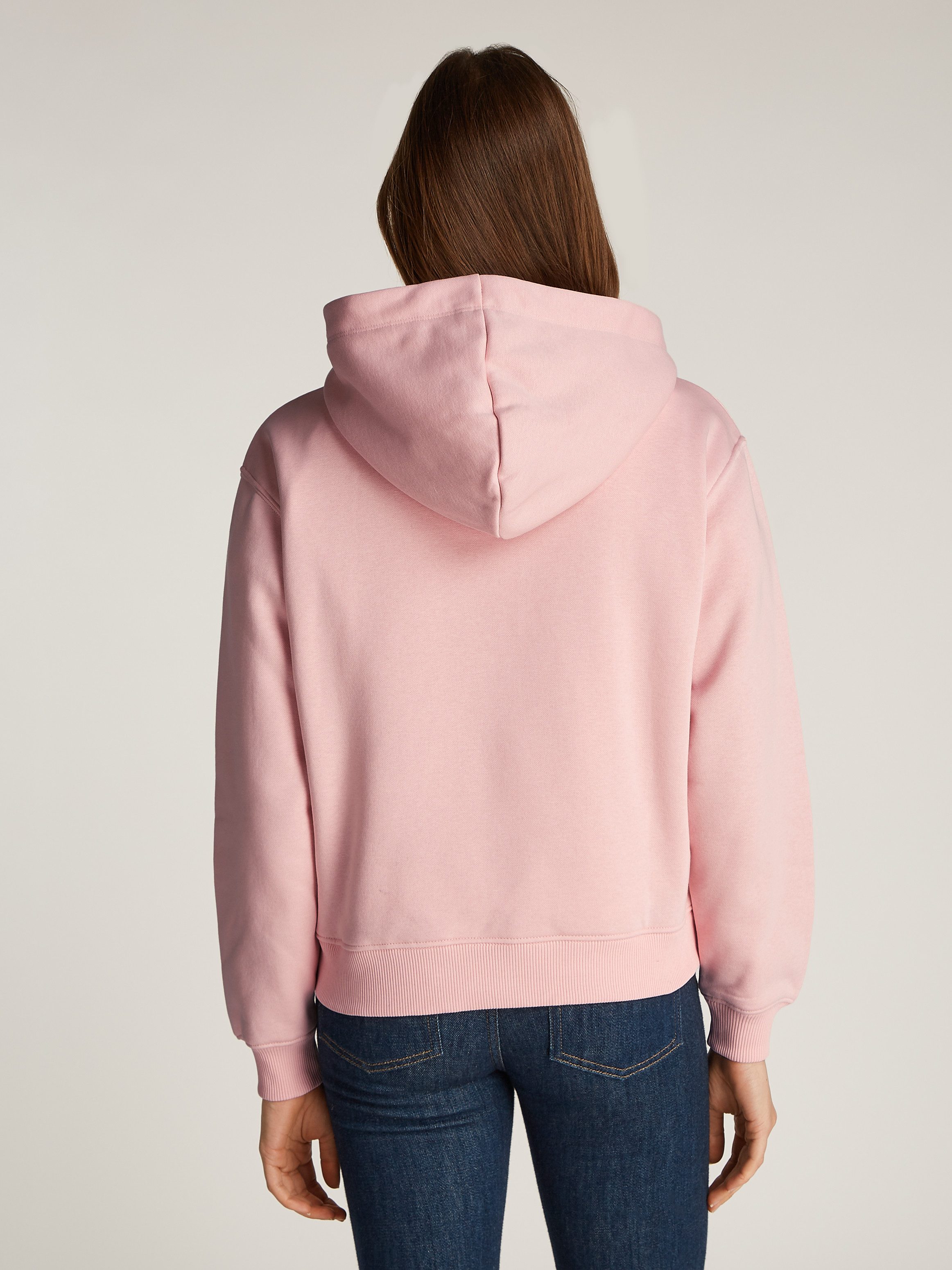 Tommy Hilfiger Hoodie MDRN REG CORP LOGO HOODIE met geborduurd logo-opschrift
