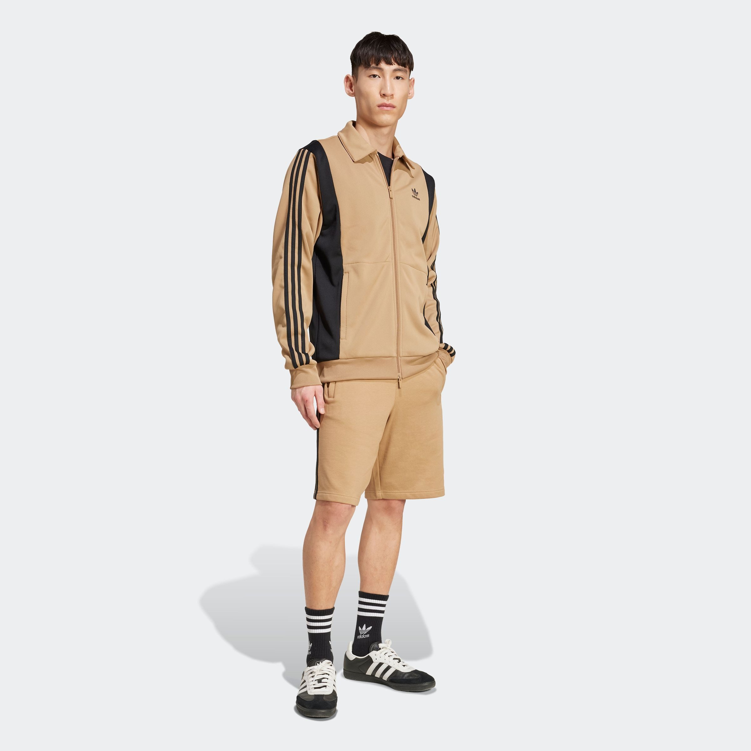 adidas Originals Short 3-STRIPE SHORT Drie-strepen sweat shorts van zacht french terry materiaal (1-delig)