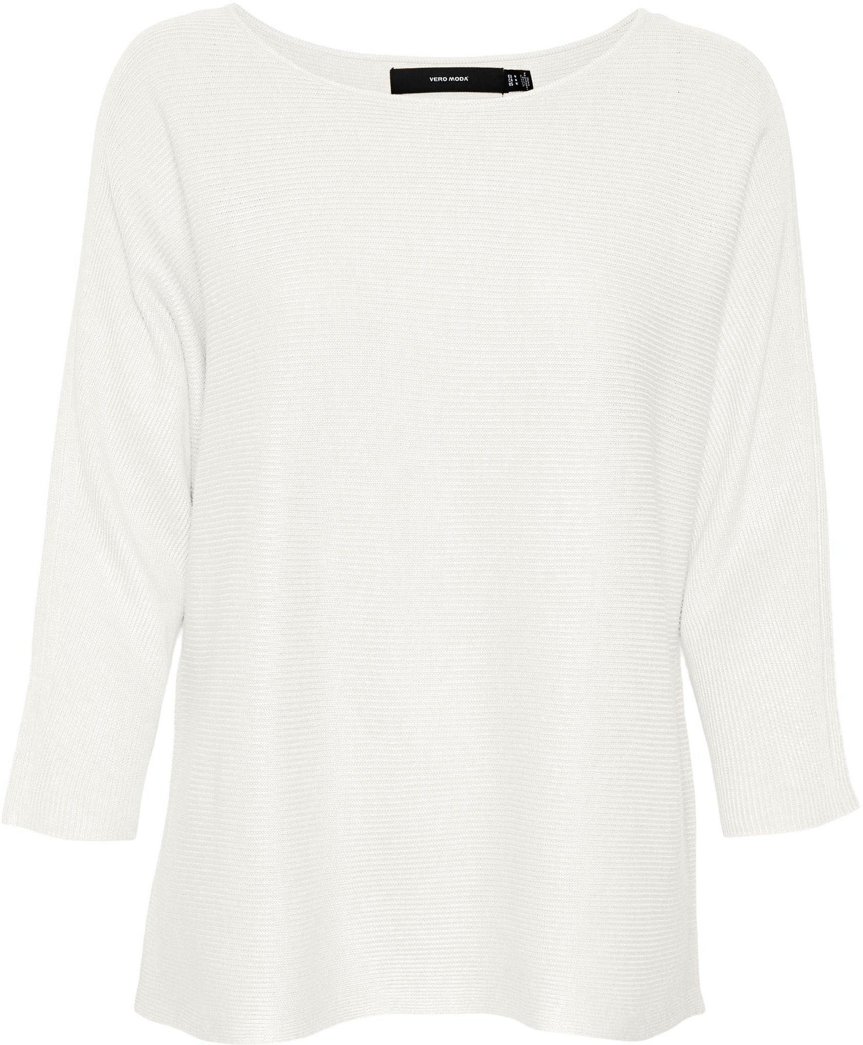 Vero Moda Trui met 3/4-mouwen VMNORA 3/4 BOATNECK BLOUSE NOOS