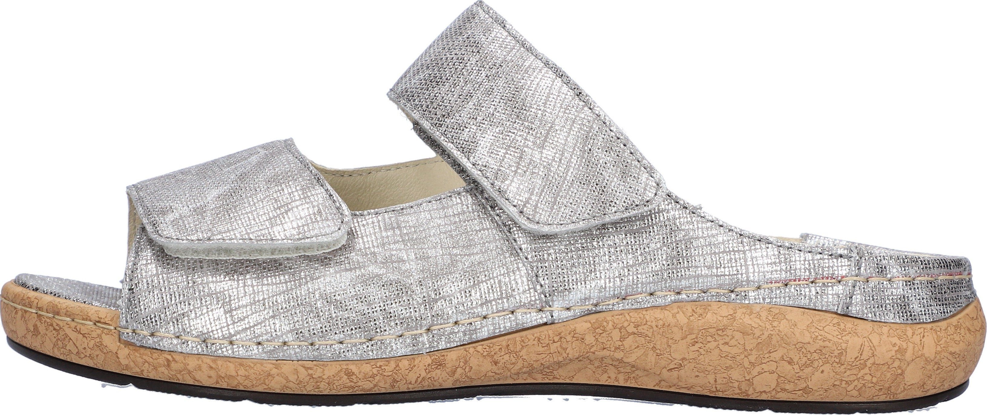 Waldläufer Slippers K-Heliett sleehak, zomerschoen, slippers, klittenband, k-breedte