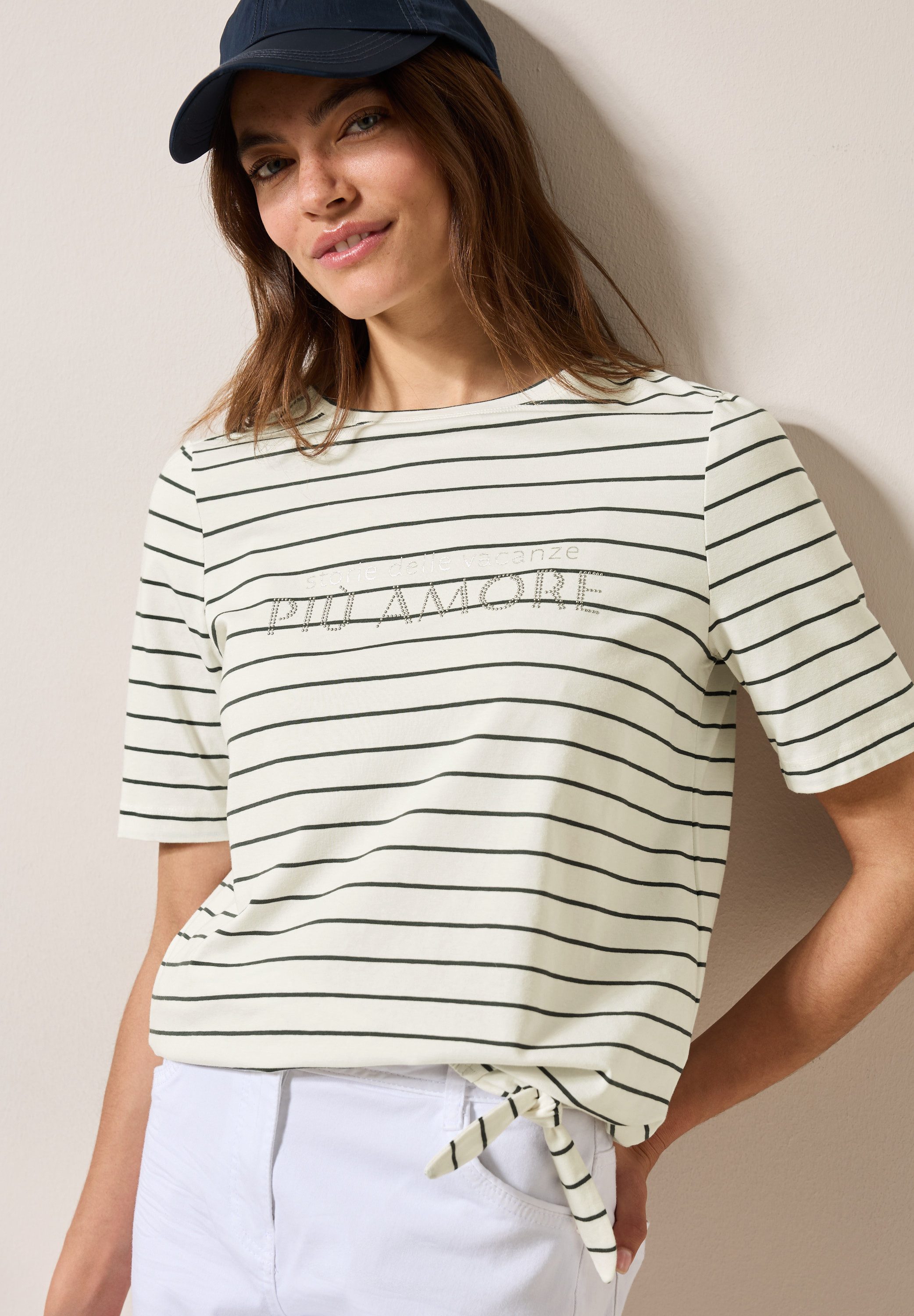 Cecil T-shirt met belettering