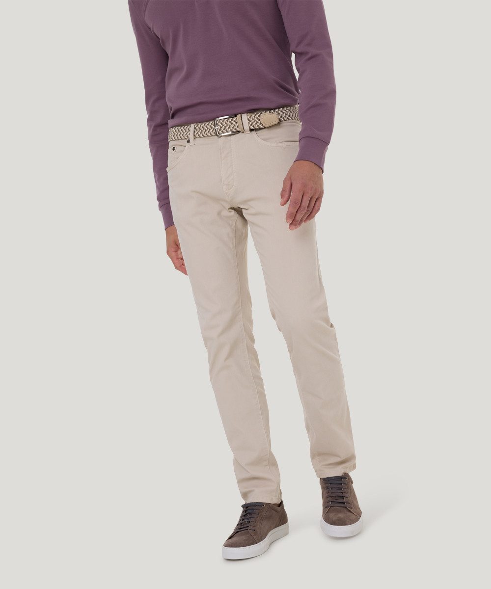 Pierre Cardin 5-pocket jeans PC-Lyon met omslagzoom